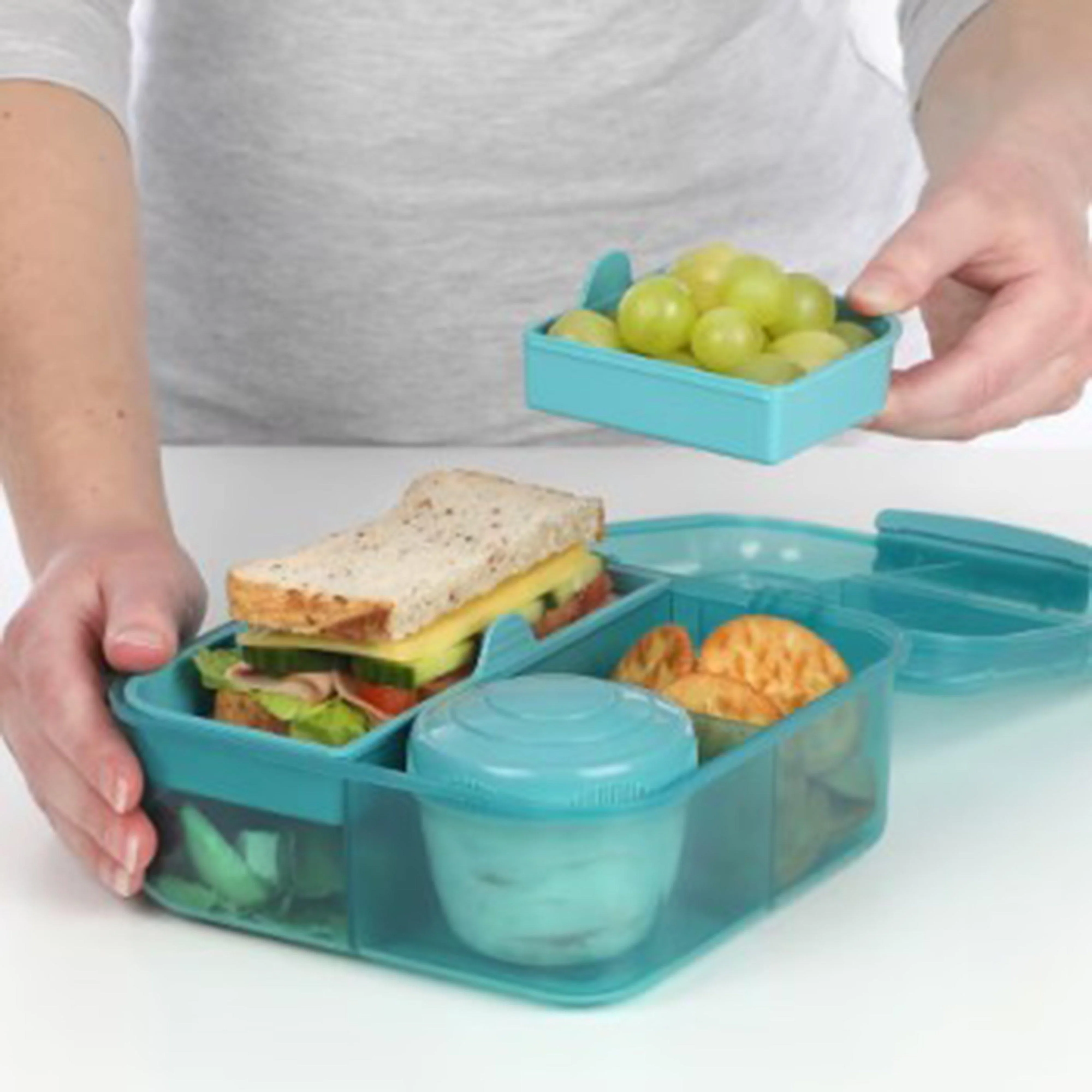 1.25L Bento Cube with Yoghurt Pot Container - Image 4