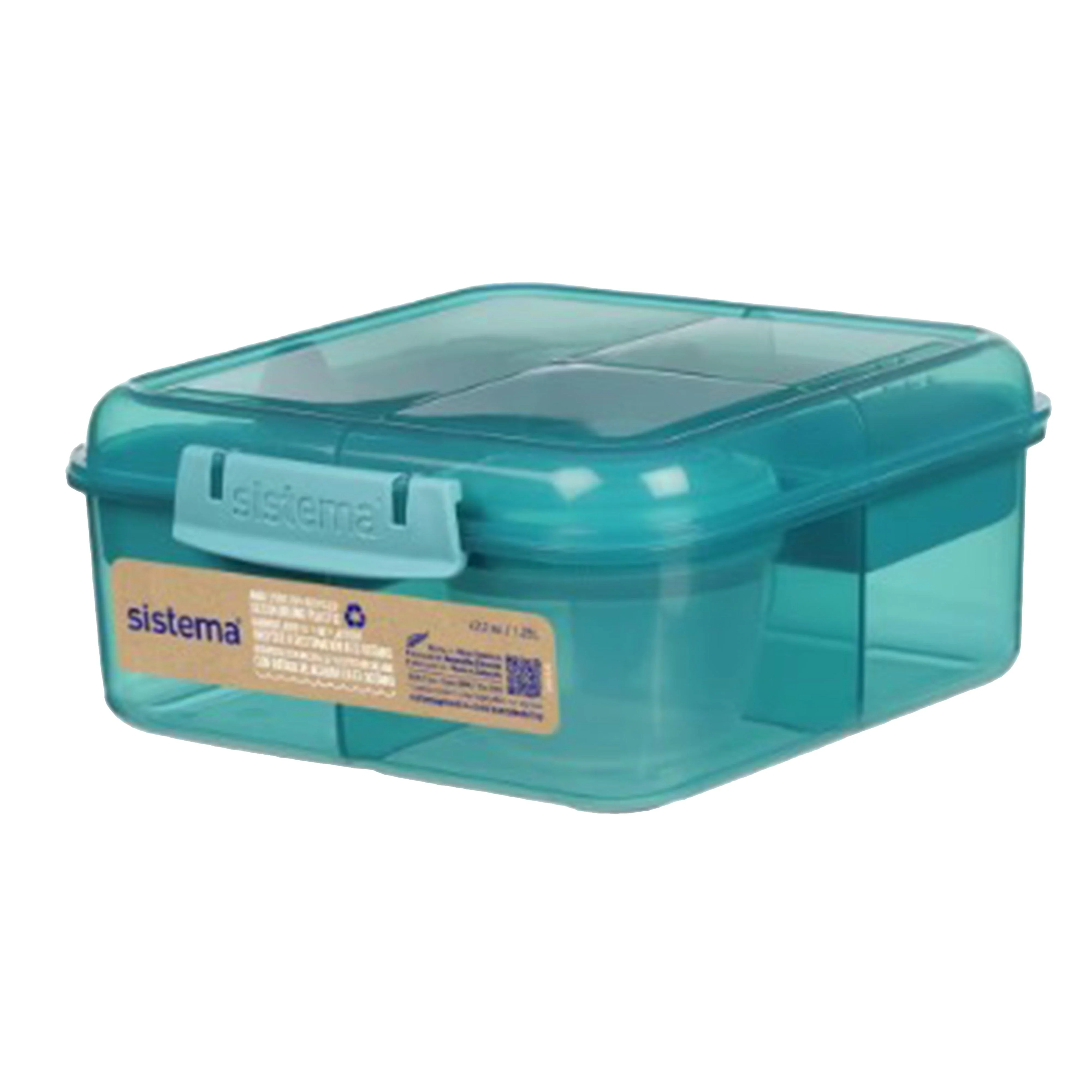 1.25L Bento Cube with Yoghurt Pot Container - Image 5