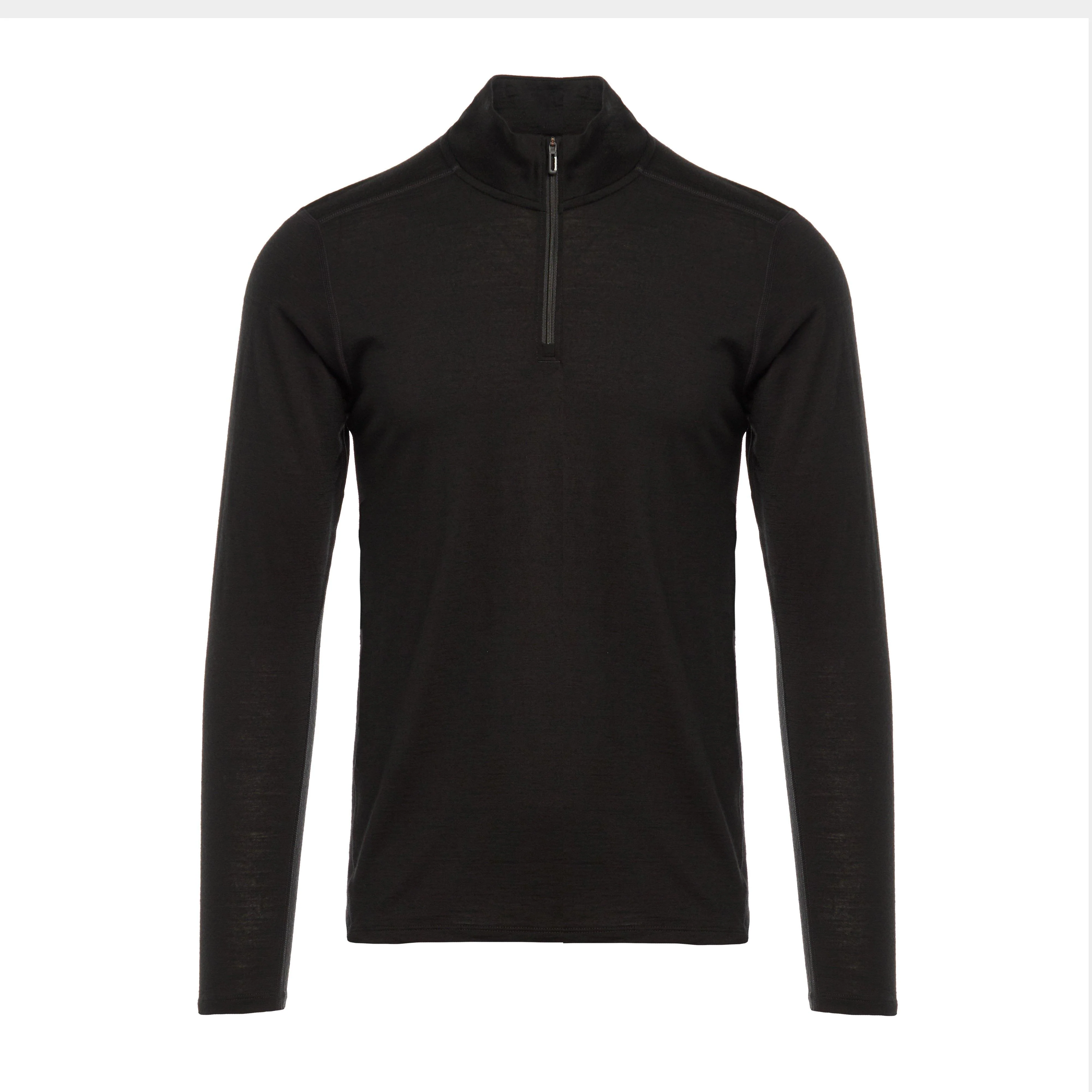 Men's Classic All-Season Merino Half-Zip Baselayer Top - Image 7