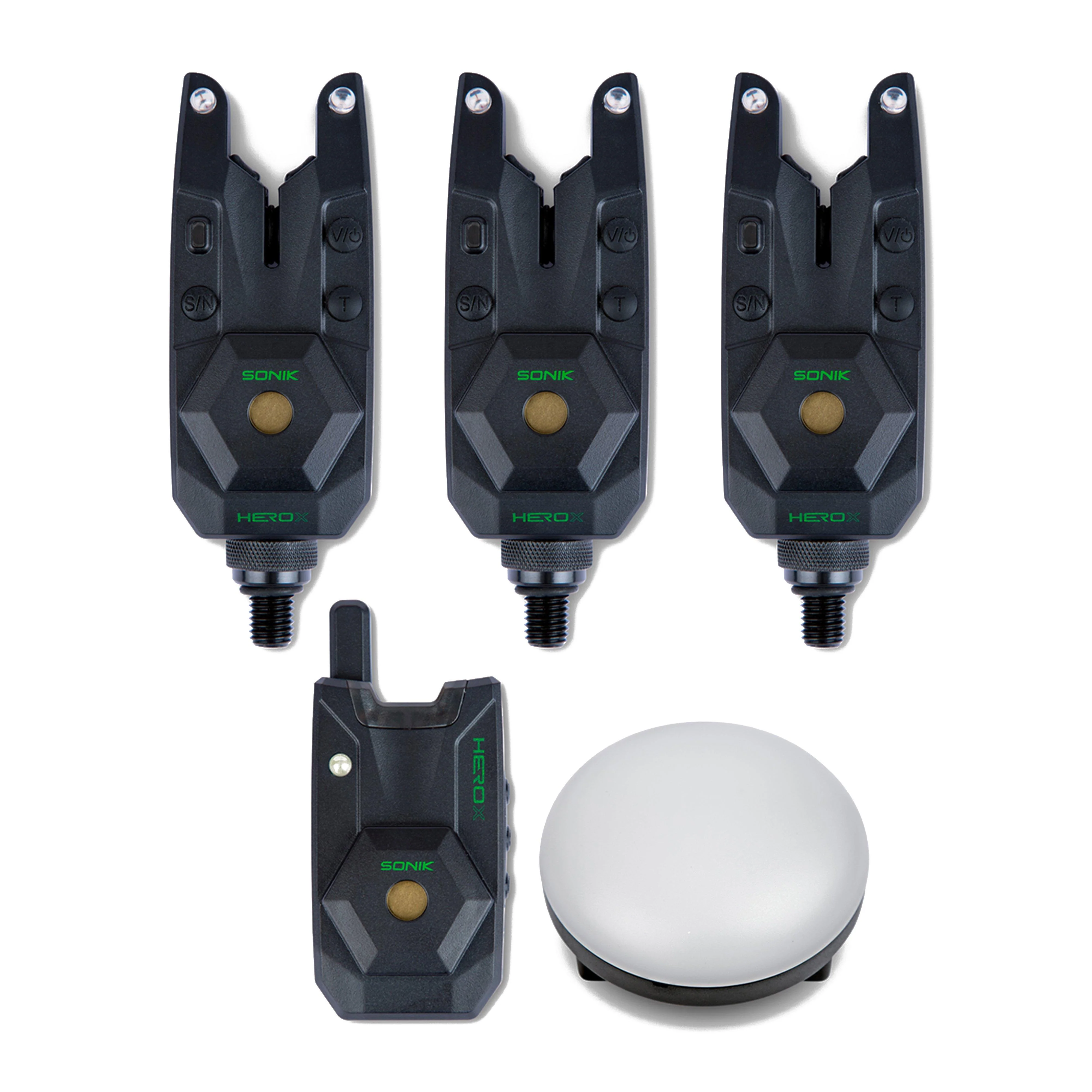 Hero-X 3+1 Bite Alarm Set + Bivvy Lamp - Image 13