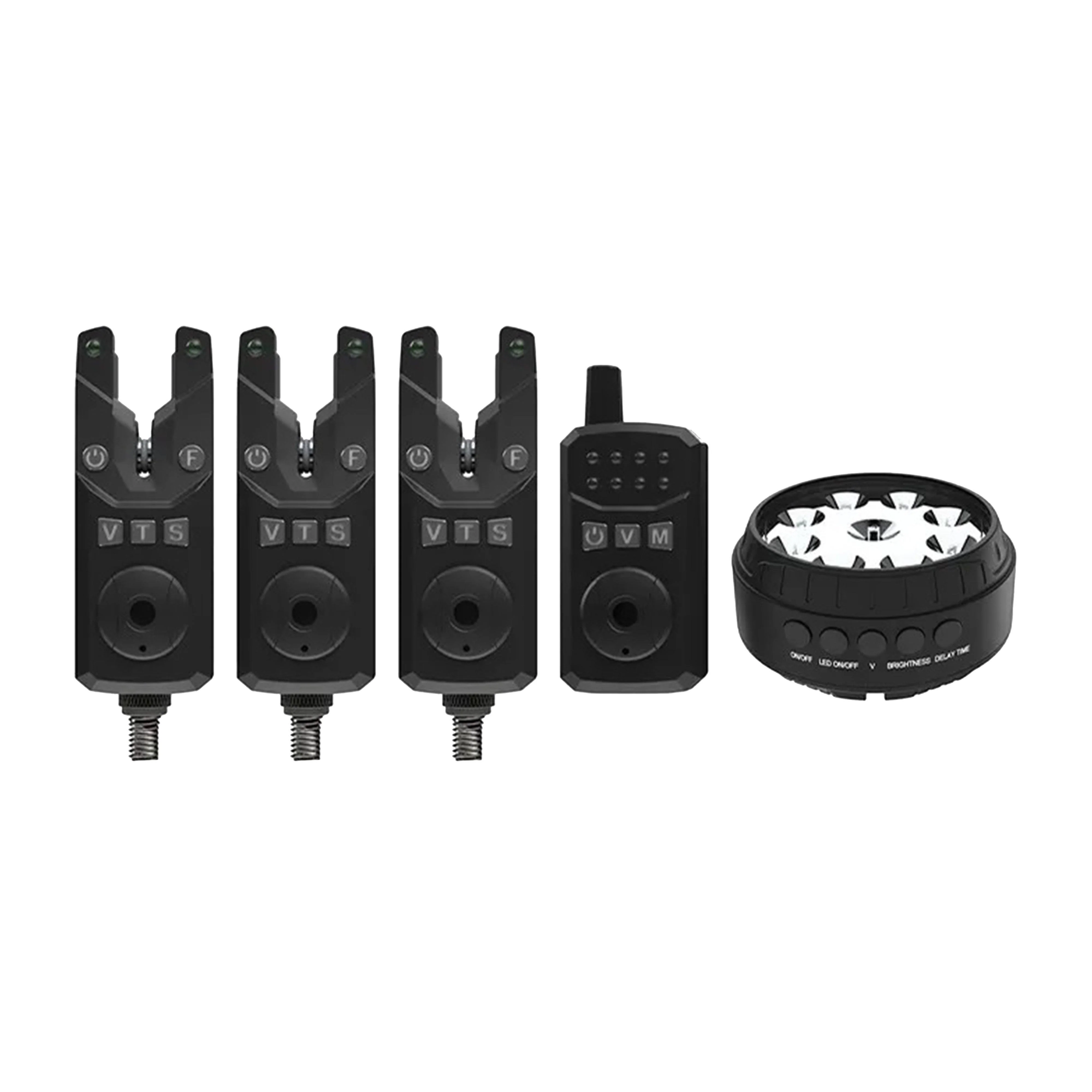 SKS2 3+1 Bite Alarm Set and Bivvy Lamp - Image 2