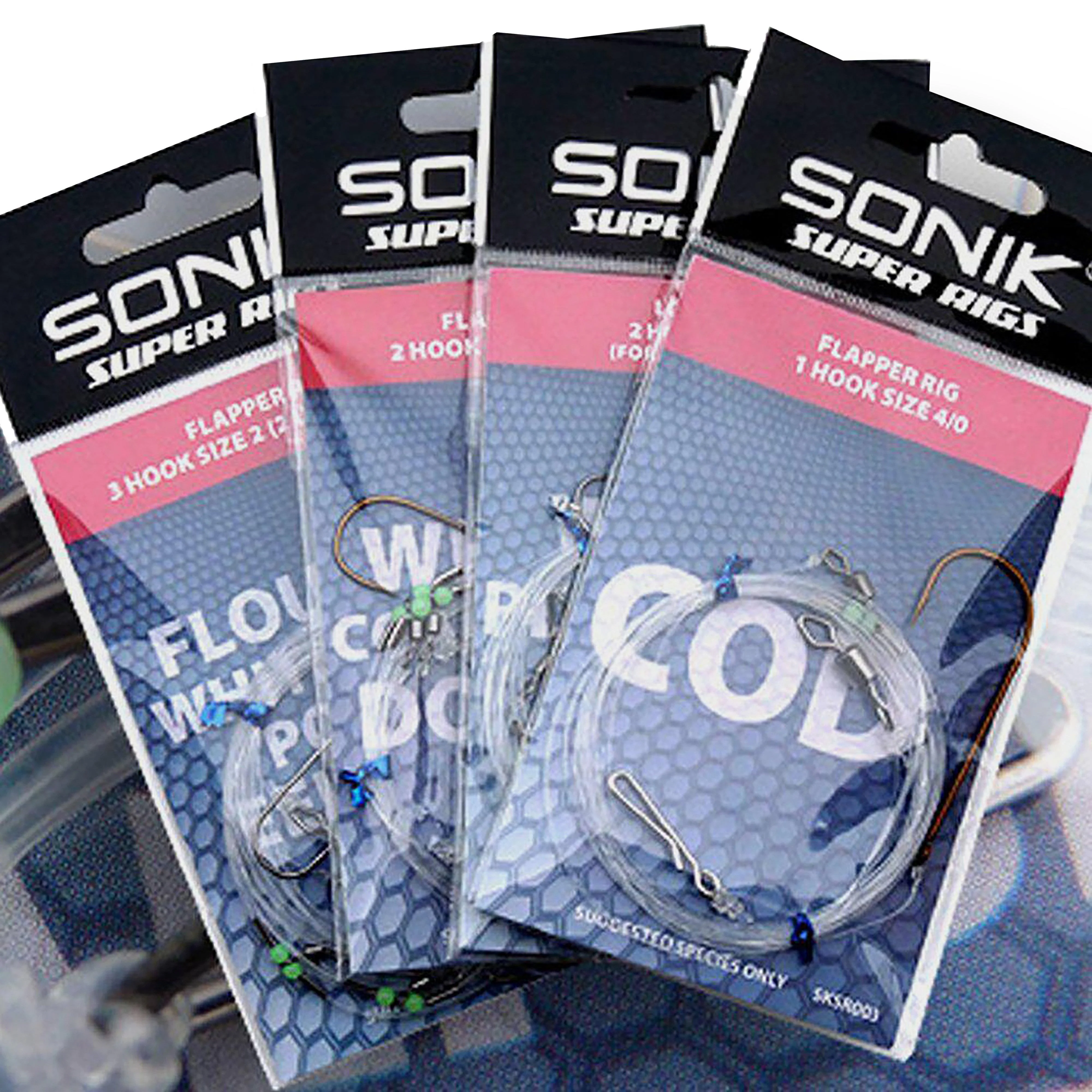 Sonik Pulley Rig Single Hook Size 4 - Image 2