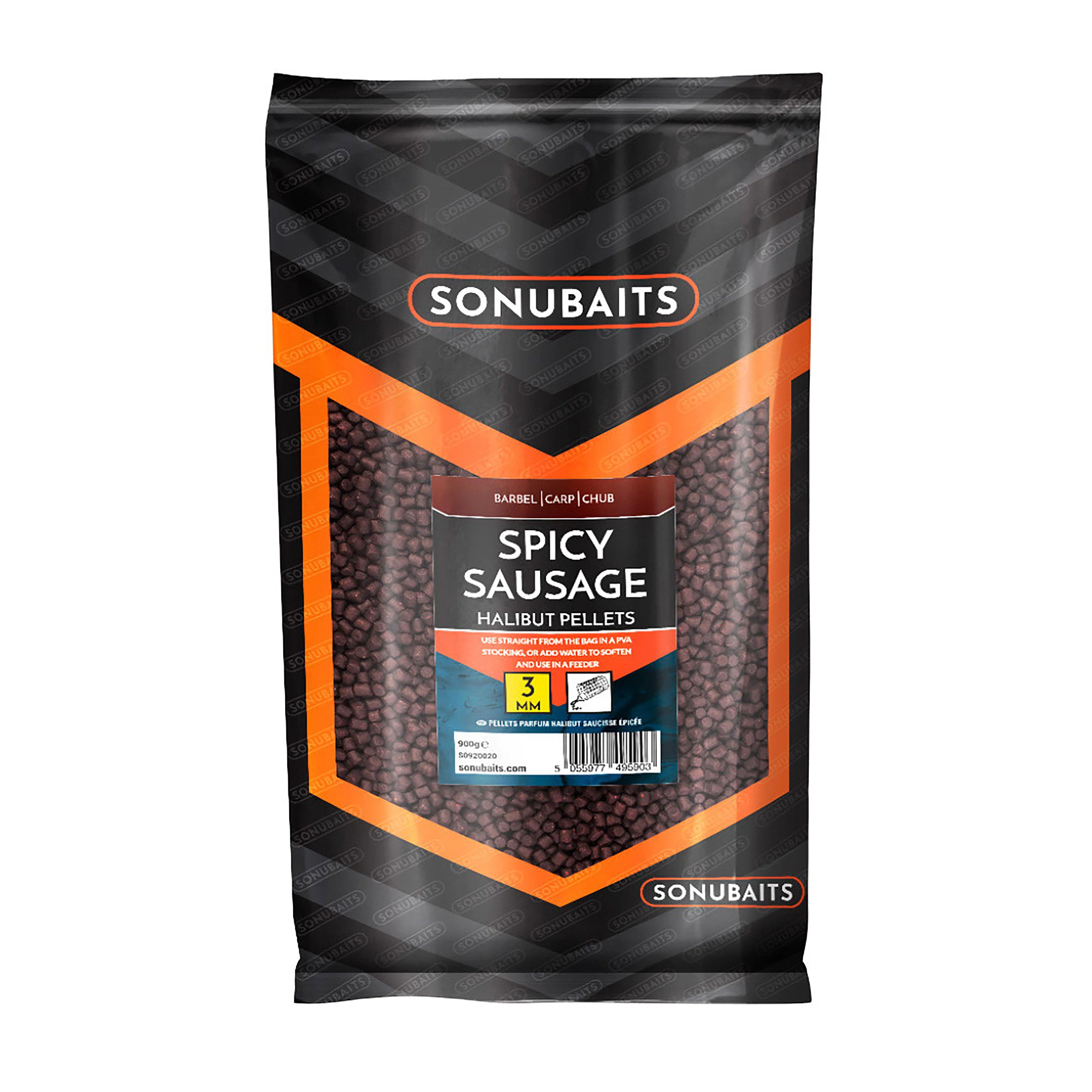 Sonu Spicy Sausage Halibut Pellets 3mm - Image 2