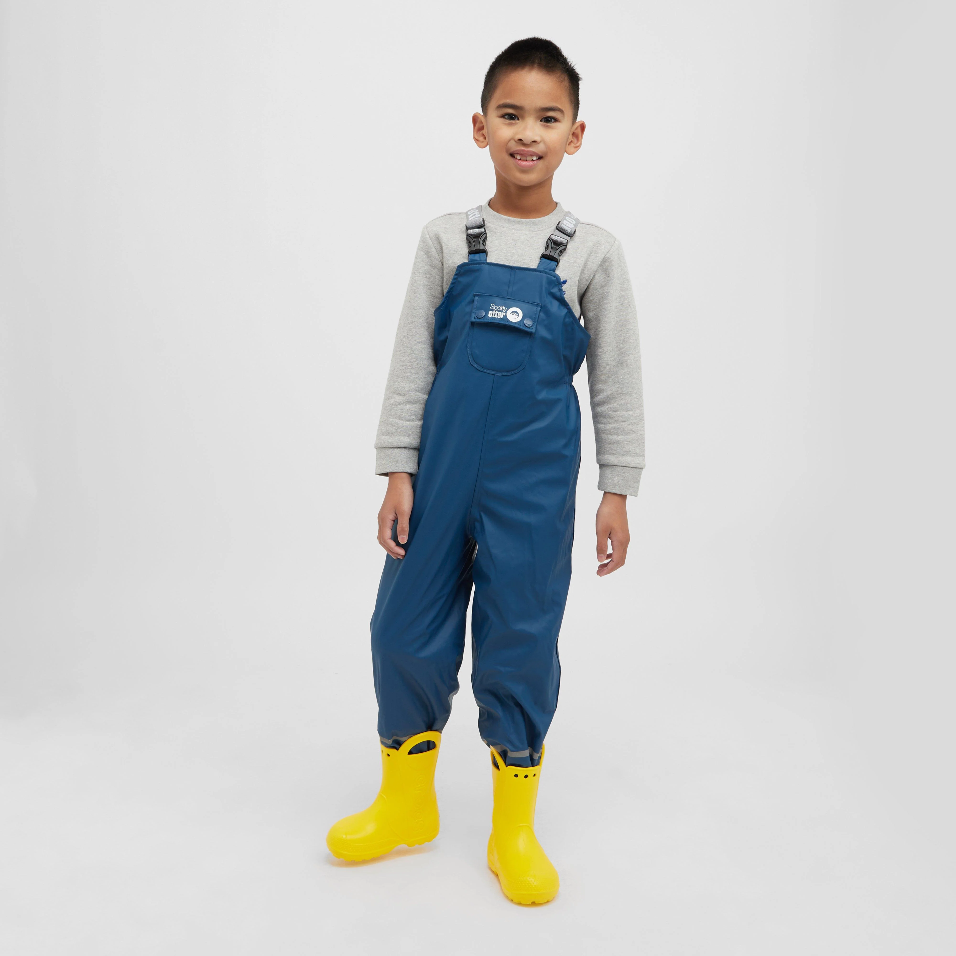 Kids' Forest Leader Fleece Lined Printed Dungarees - Image 3