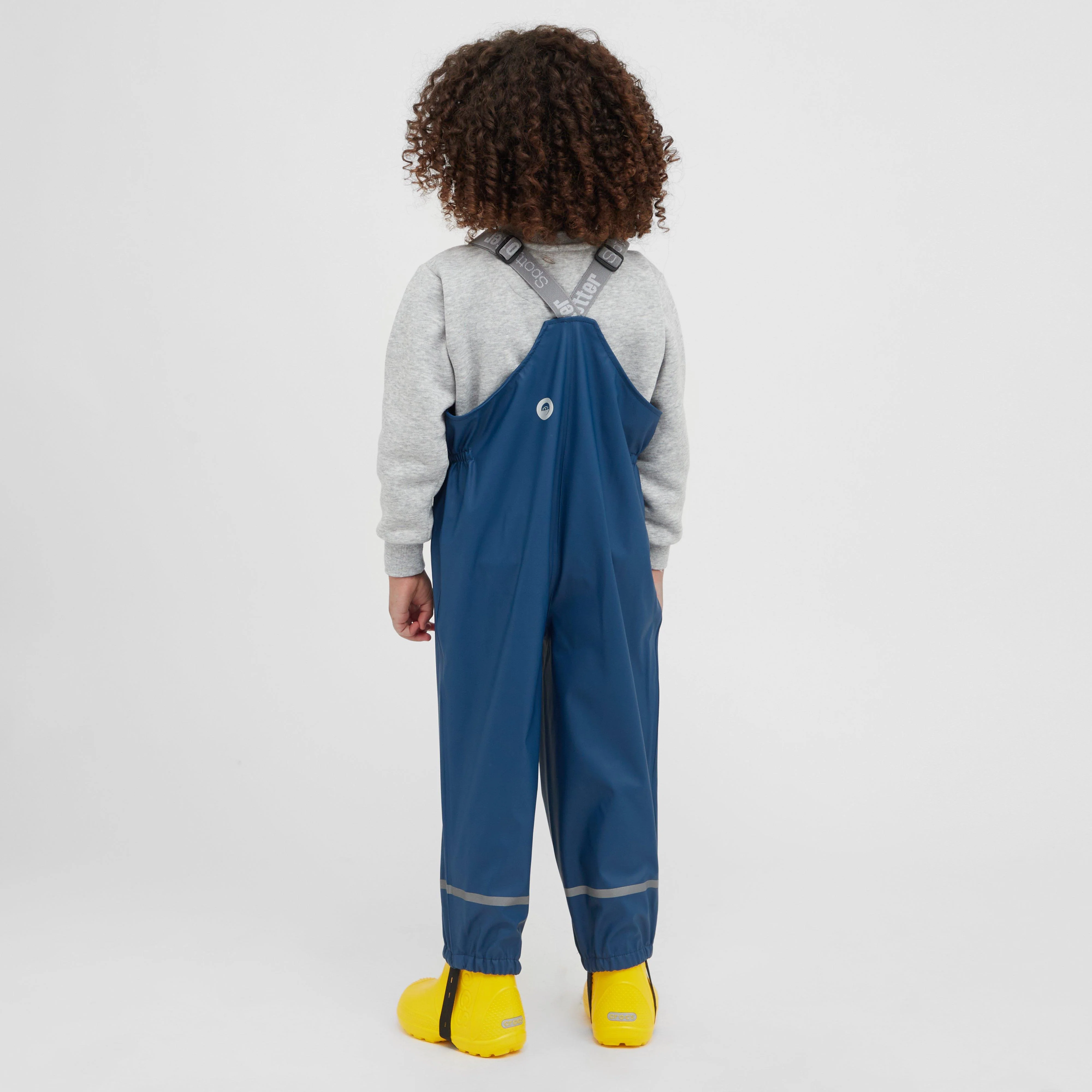 Kids’ Forest Ranger PU Waterproof Dungarees - Image 2