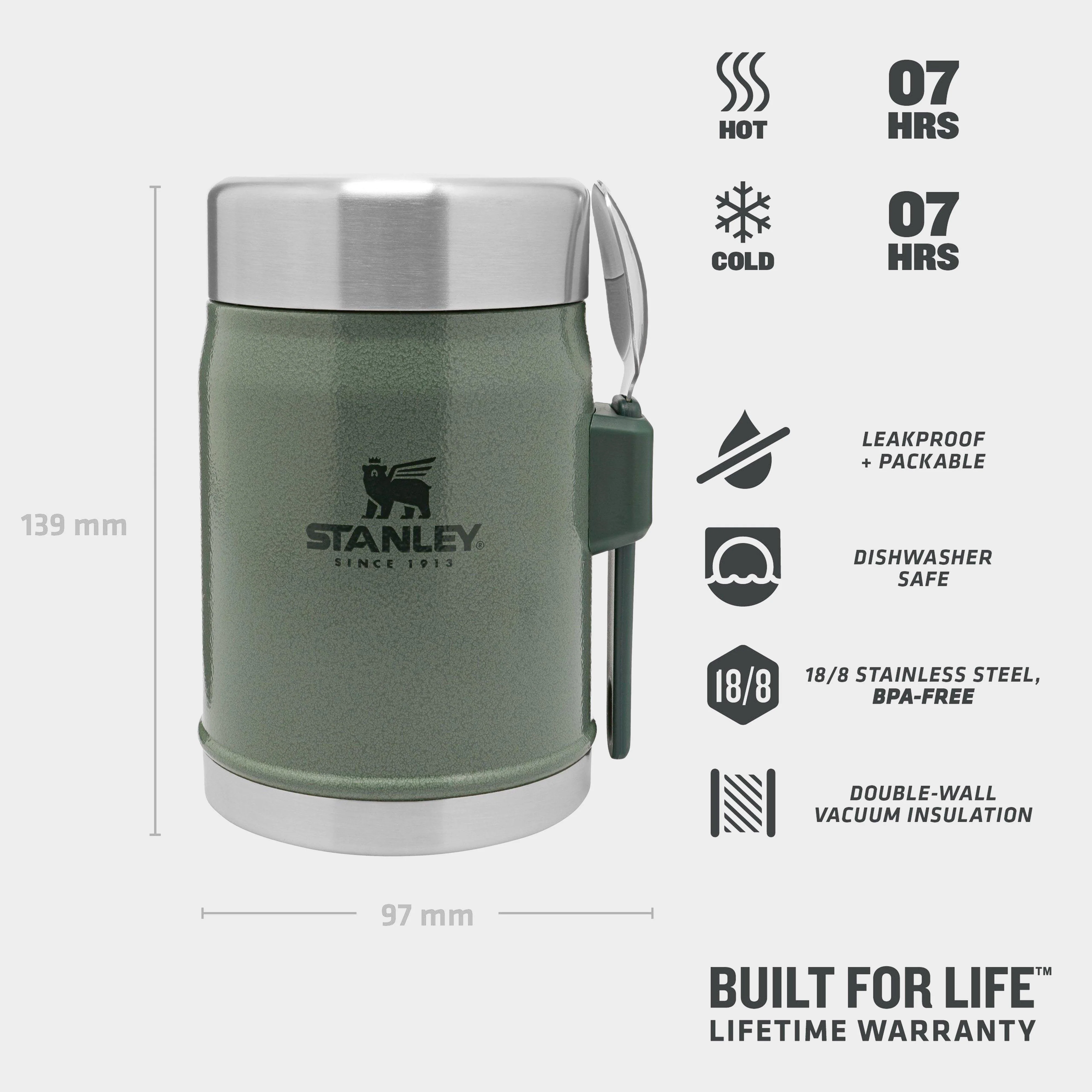 Classic Legendary Food Jar & Spork 0.4L - Image 2