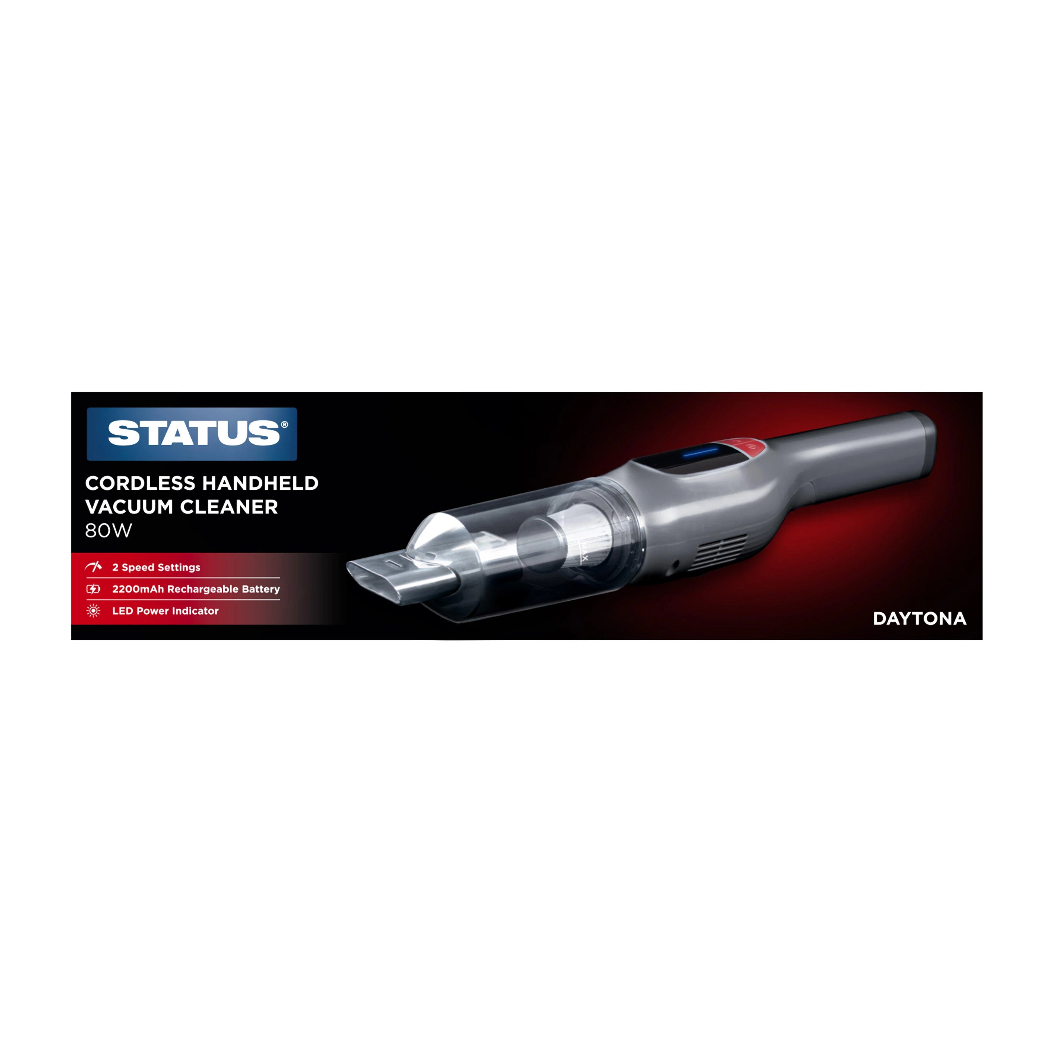 Daytona 80W Cordless Hand Held Vacuum - Image 2