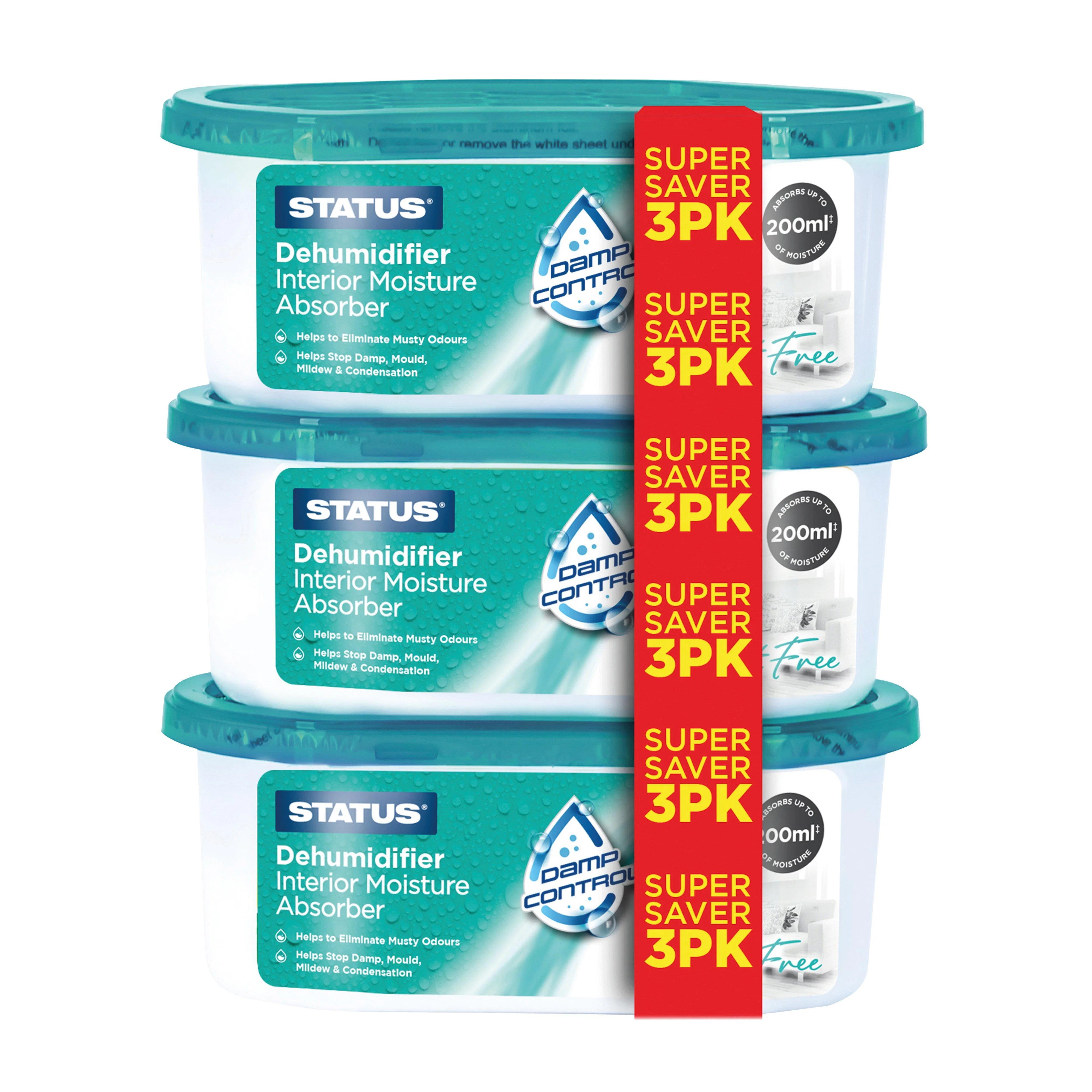 Dehumidifier Scent Free 3 Pack - Image 2