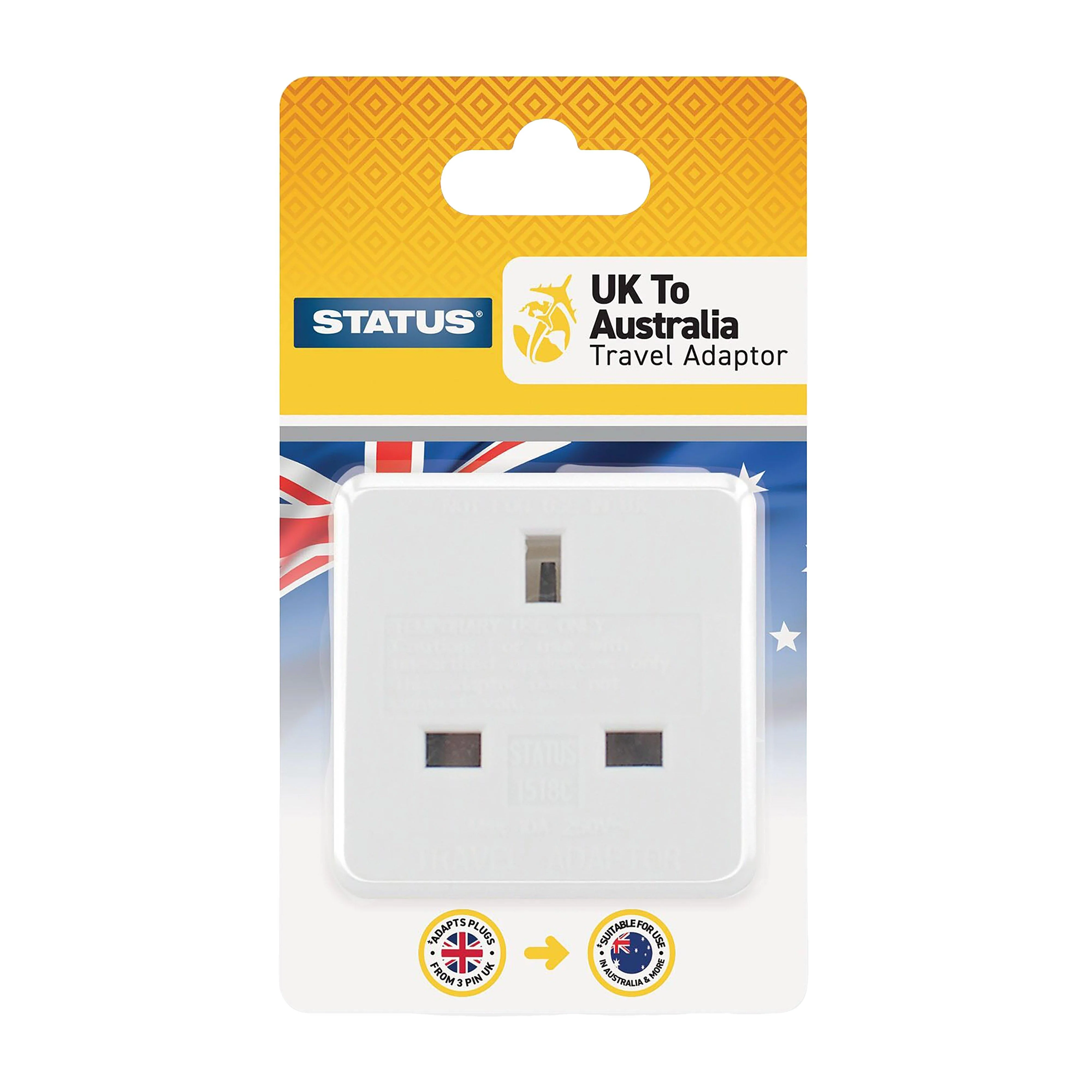 UK to Australia Plug Travel Adaptor - Image 3