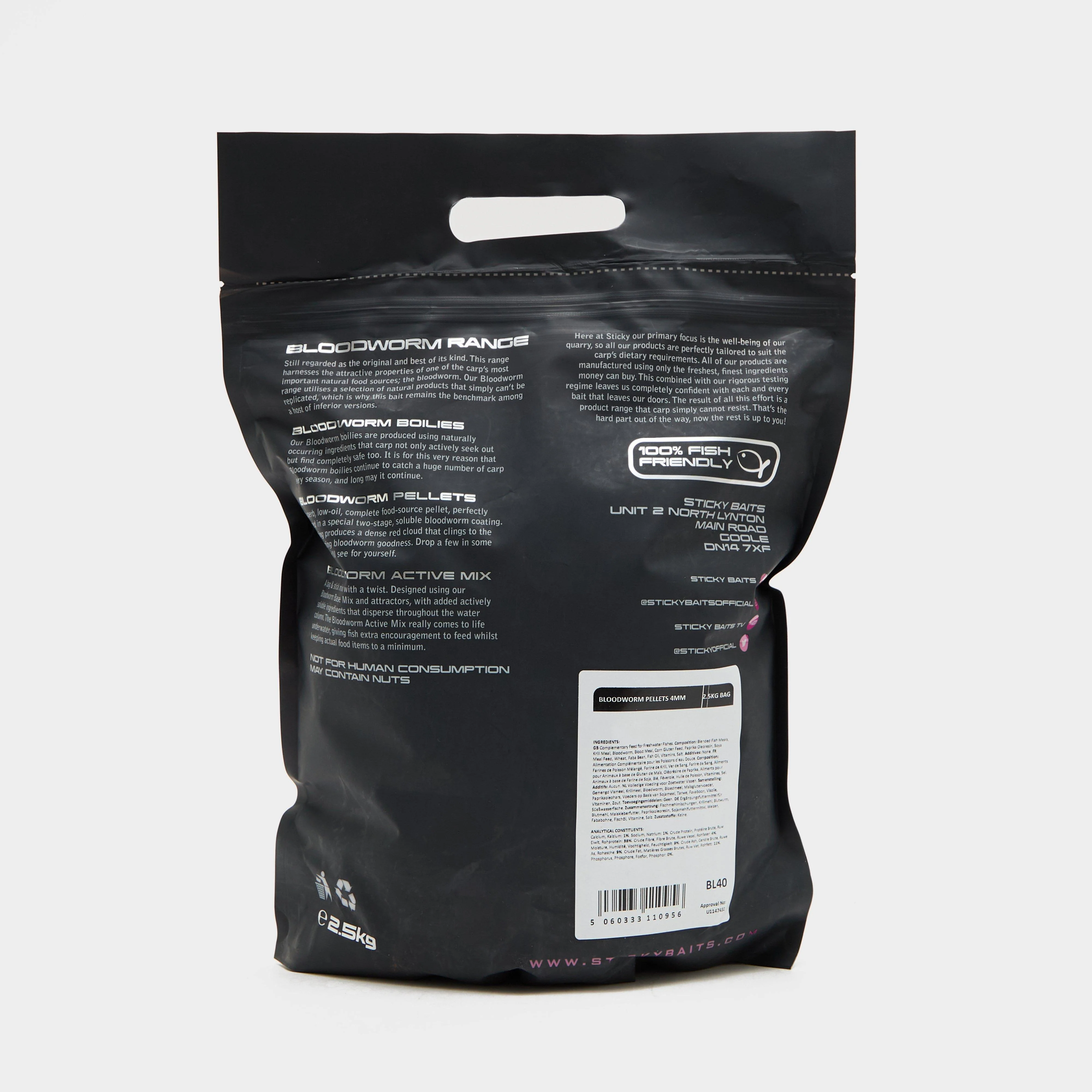 Bloodworm Pellet 4mm 2.5kg - Image 2