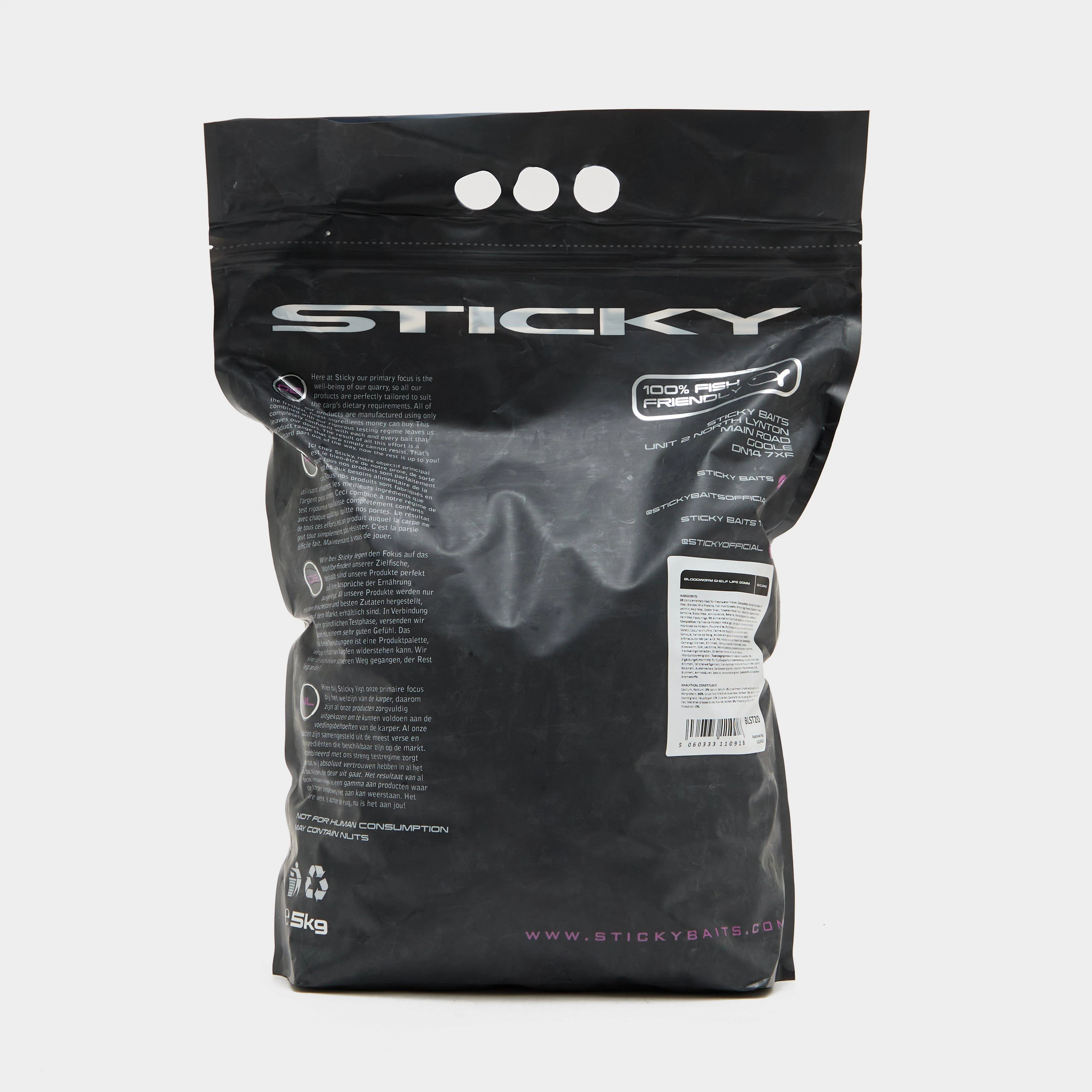 Bloodworm Shelf Boilies - 20mm, 5kg - Image 2