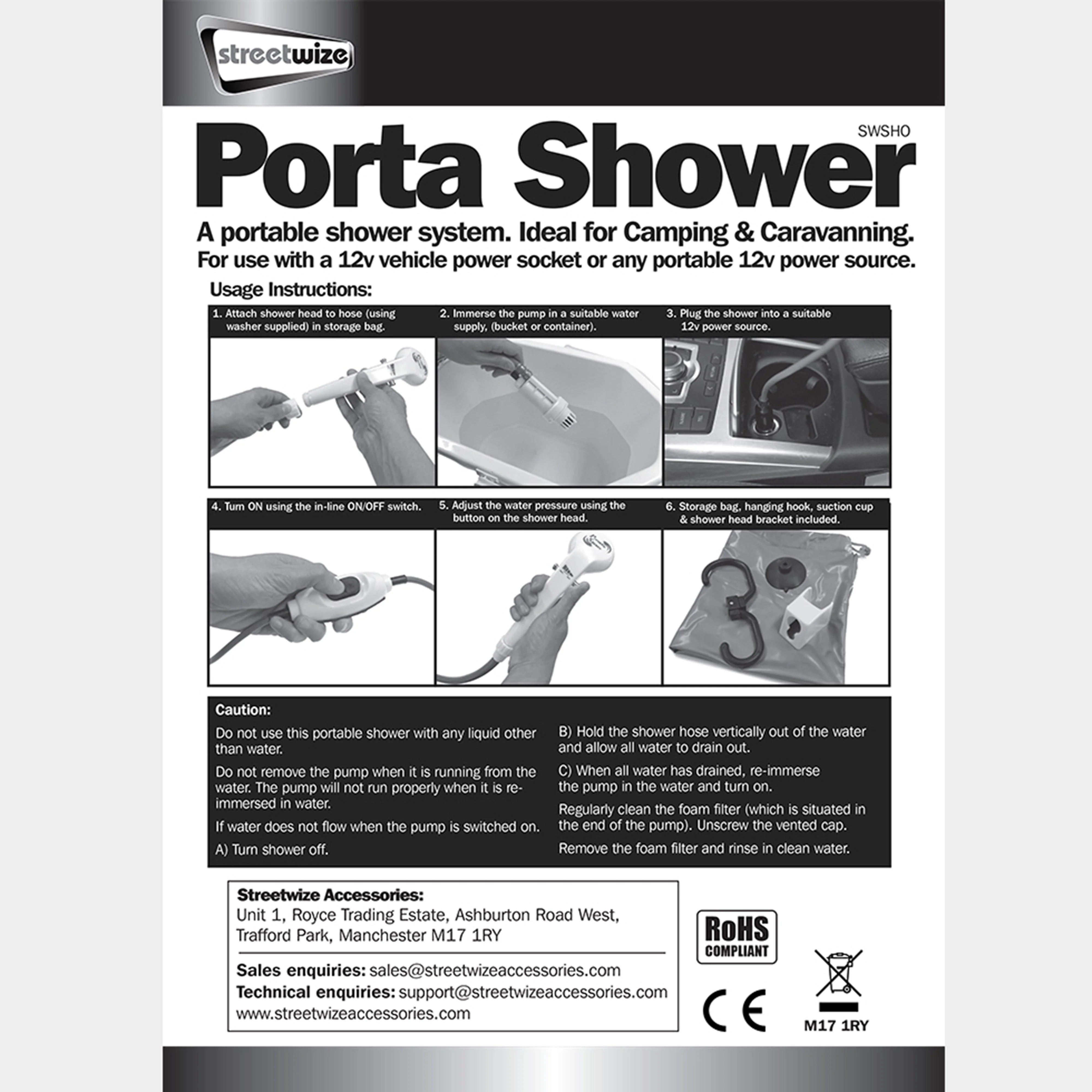 12V Porta Shower - Image 3