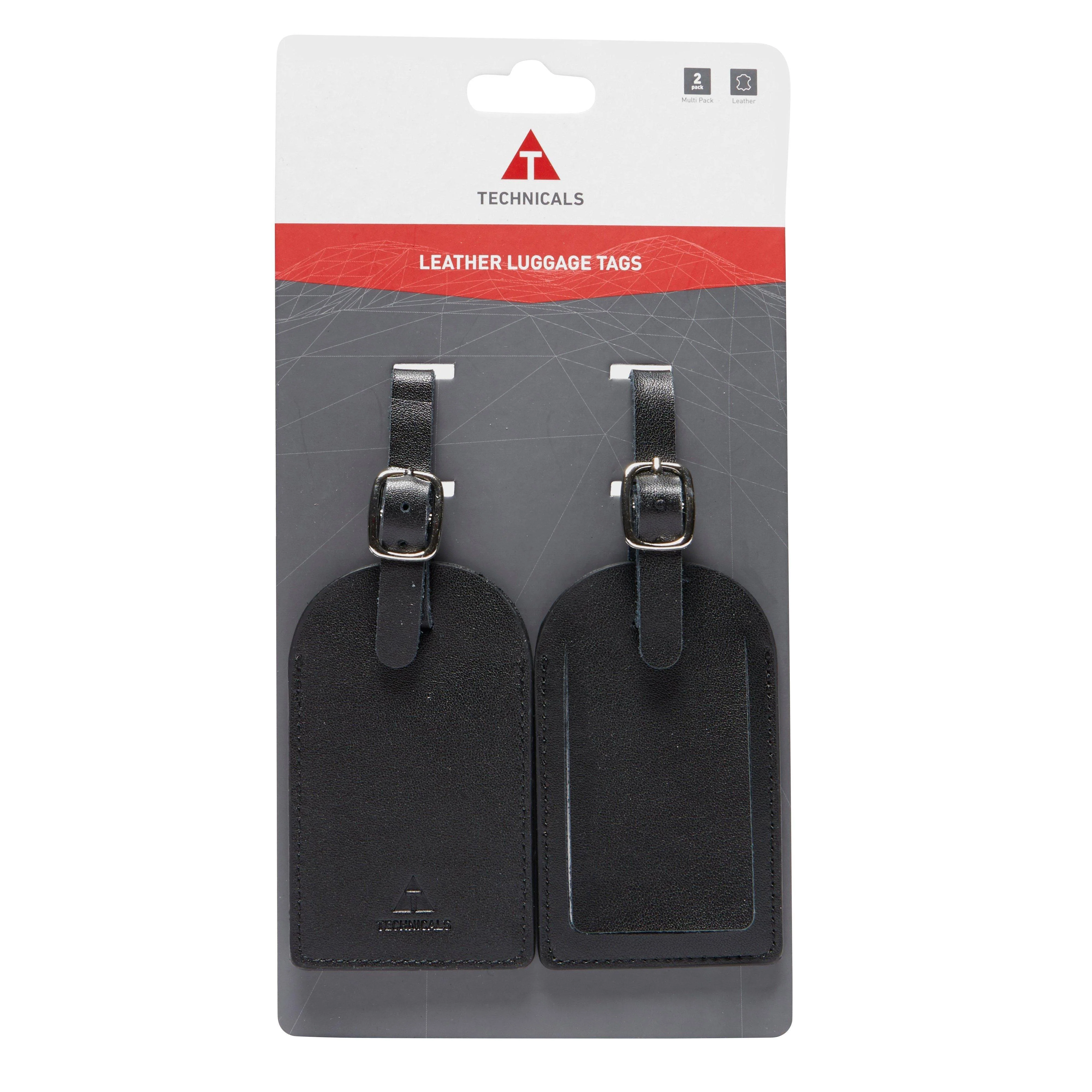 Set of 2 Leather Luggage Tags - Image 3