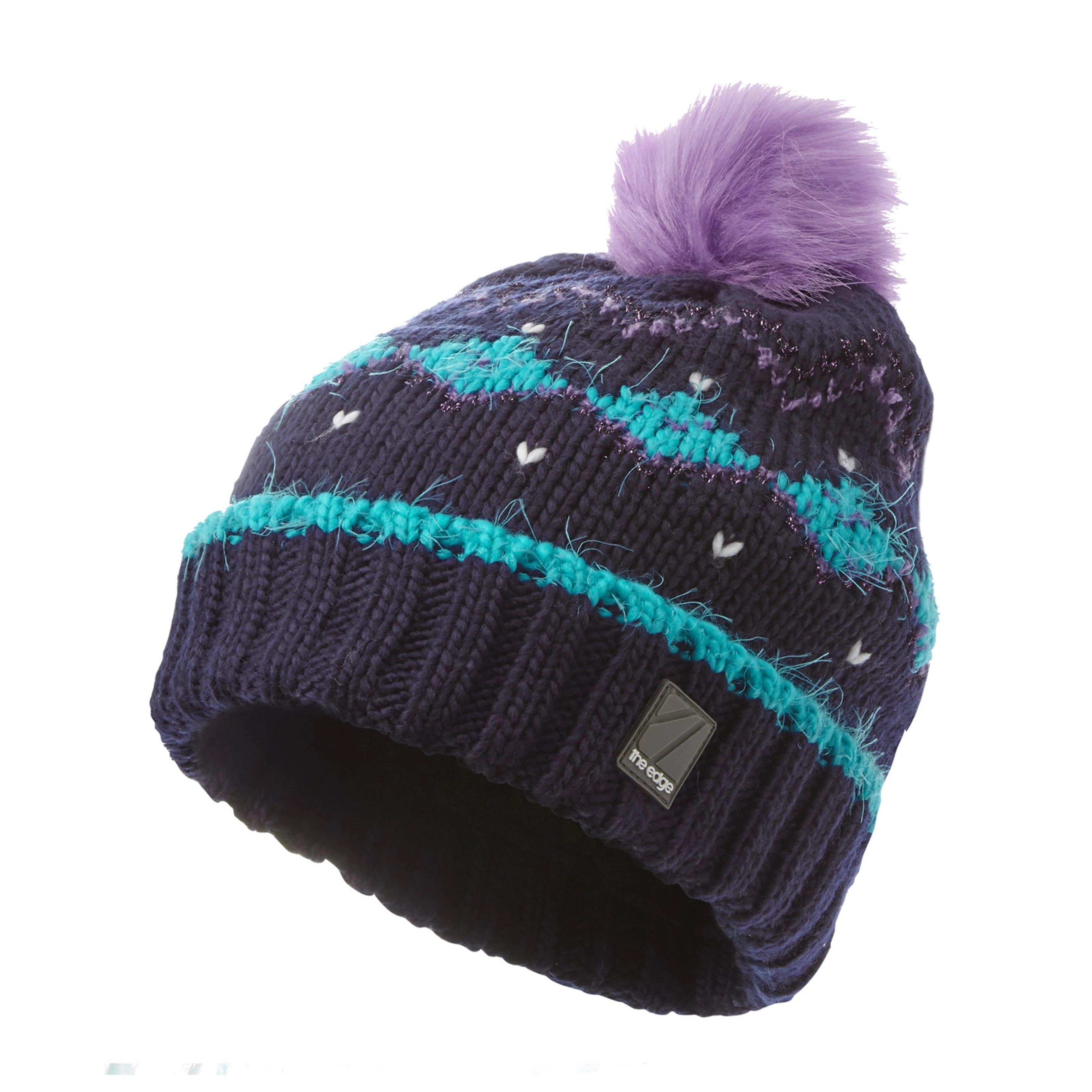 Fuzzy Jacquard Hat - Image 2