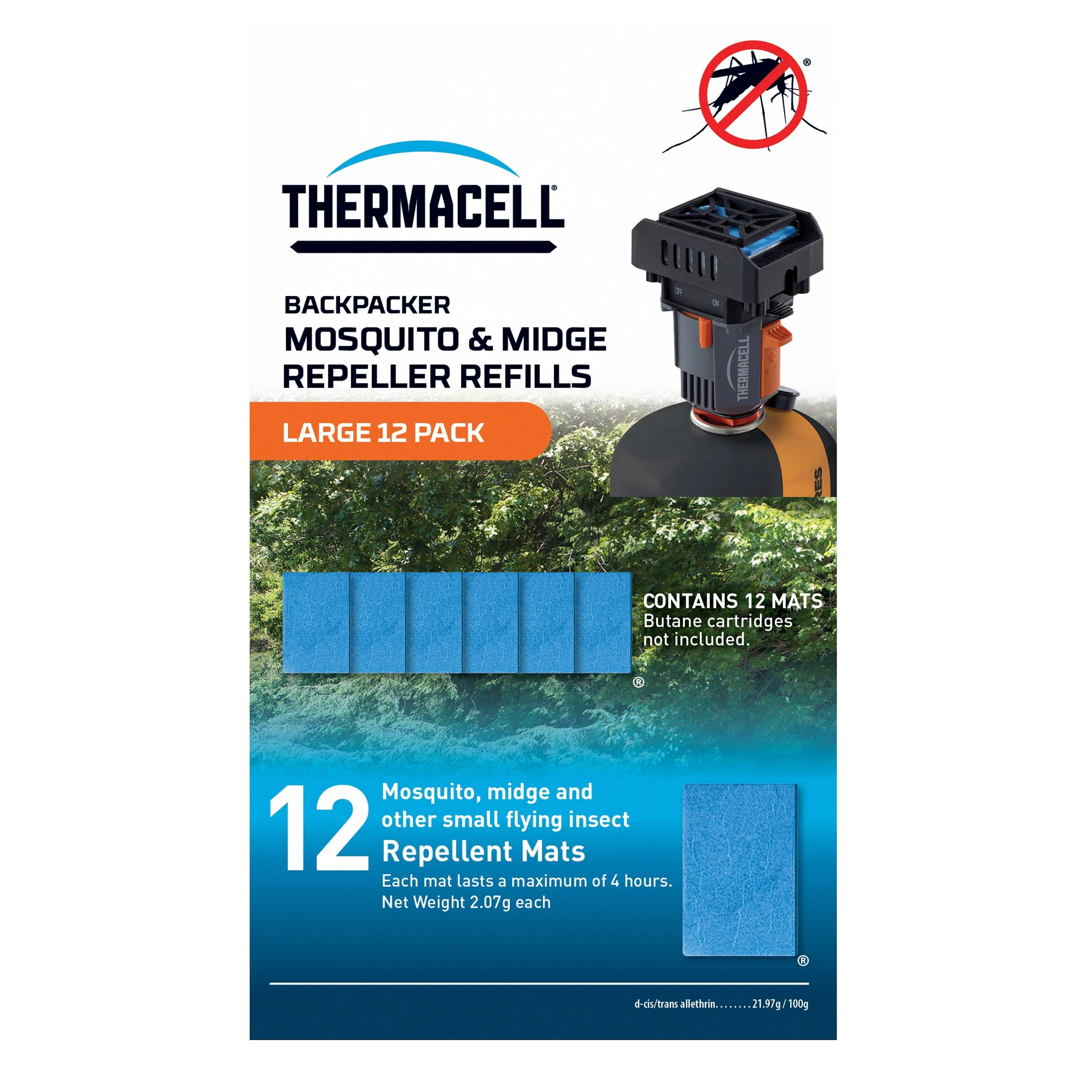 Large Backpacker Mosquito & Midge Repeller Refills (12 Pack) - Image 2