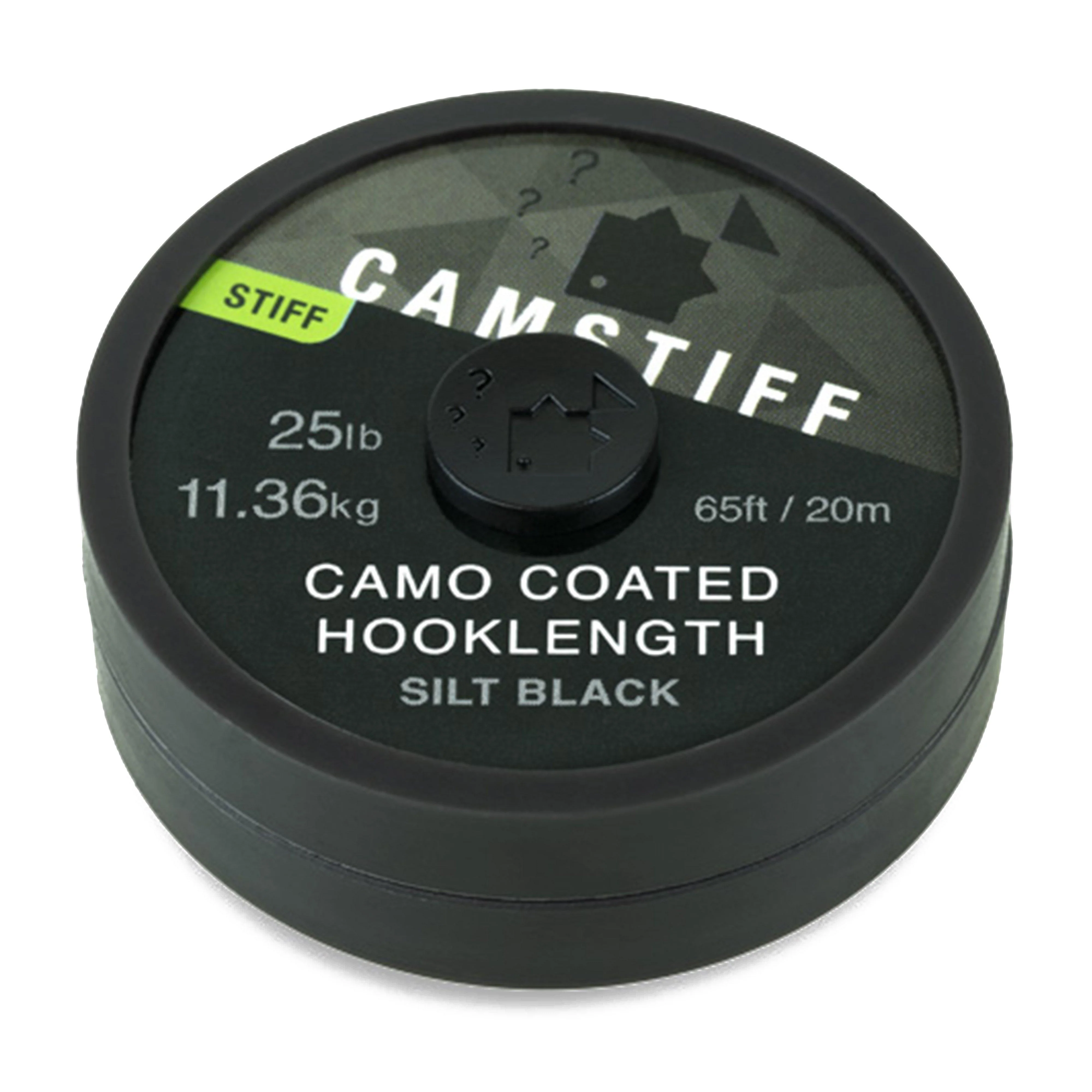 Camstiff Camo Coated Hooklength Silt Black 25lb - Image 2
