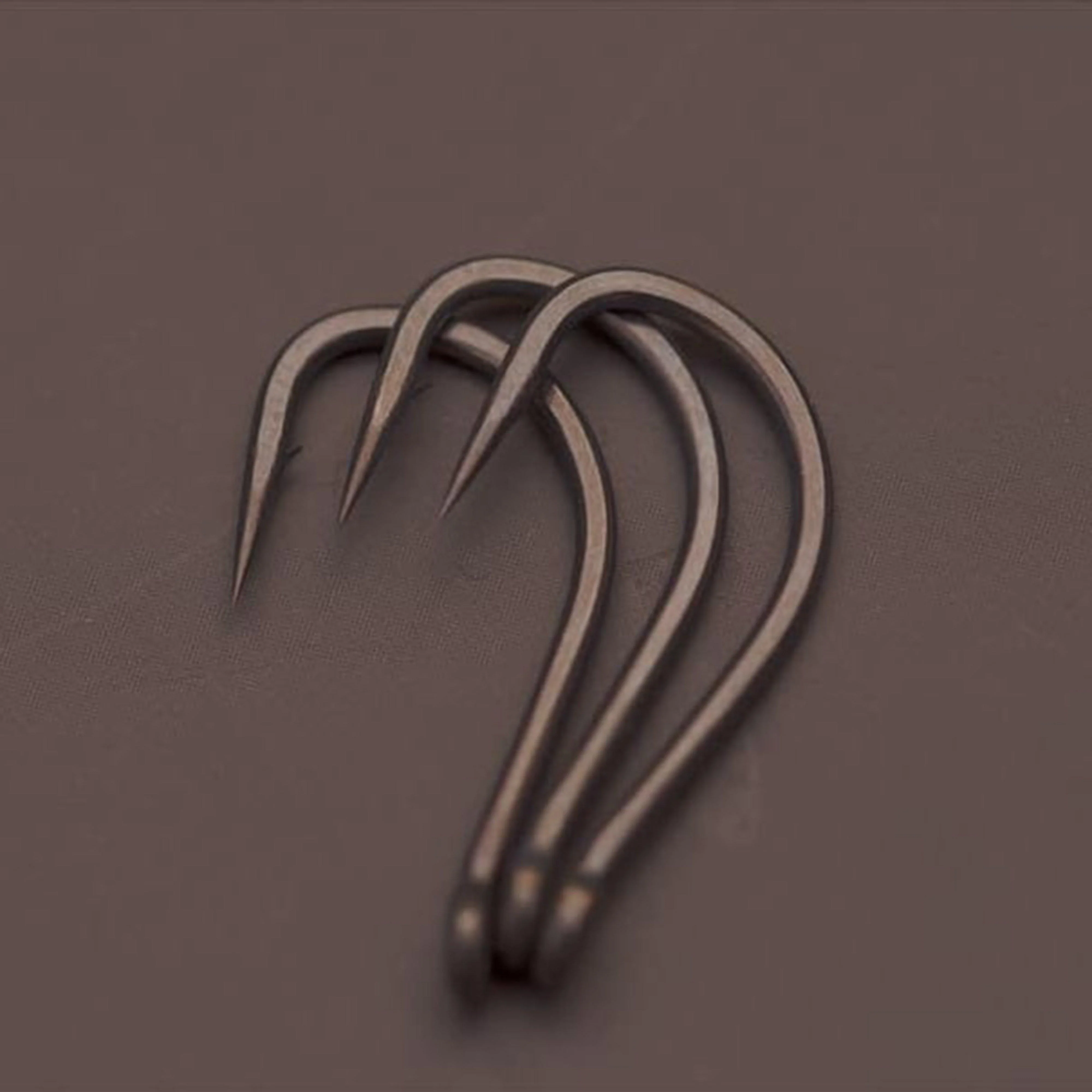 Out-Turned Eye Hook Size 6 (Barbed) - Image 2