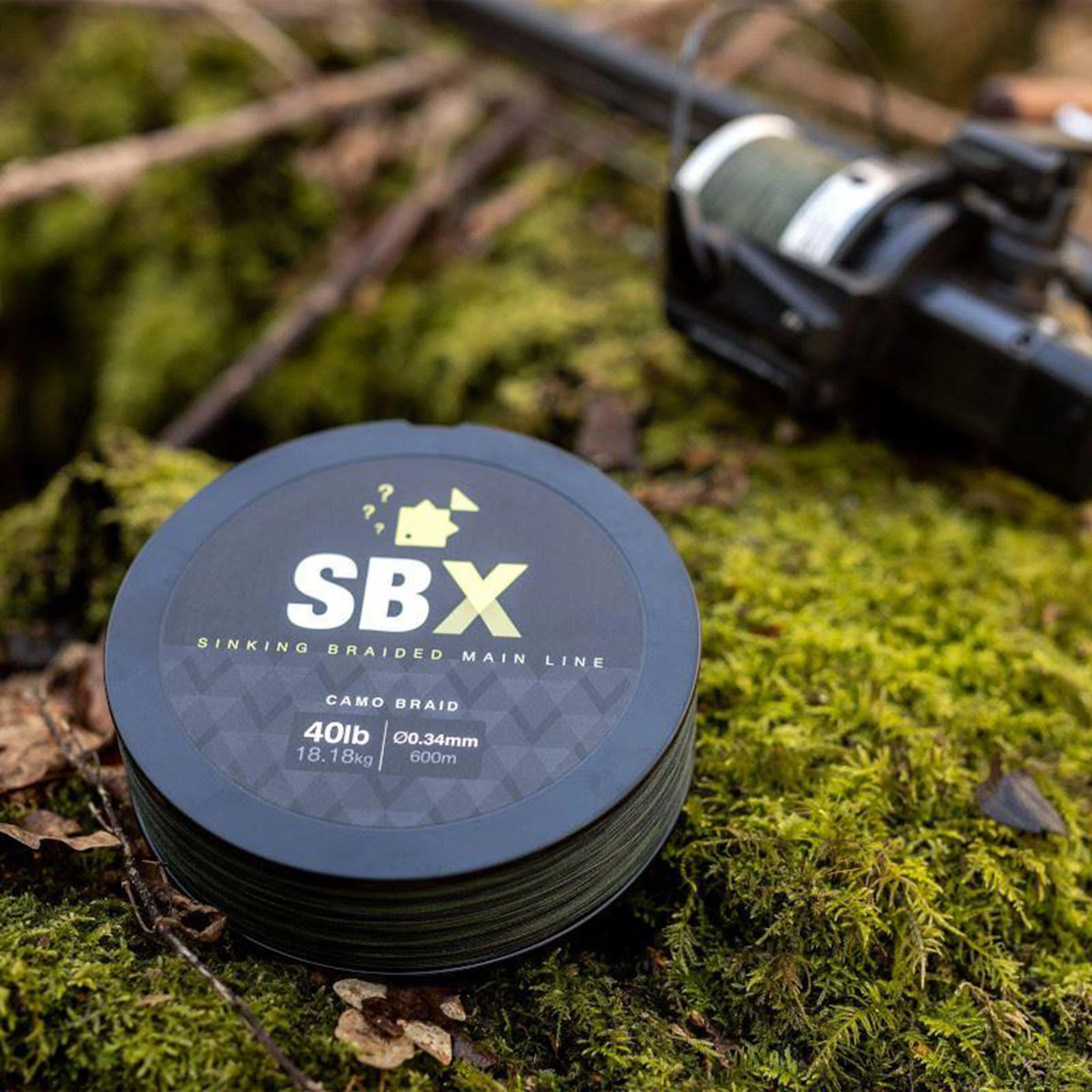SBX Sinking Braided Mainline 40lb (0.34mm) 300m - Image 2
