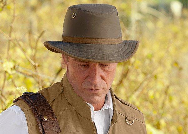 Outback Waxed Cotton Hat - Image 5