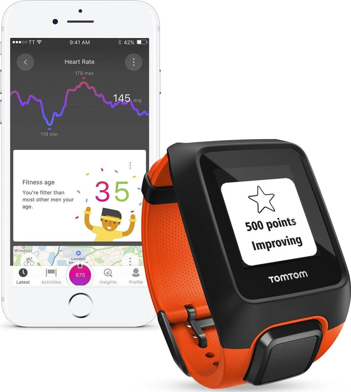 Adventurer HR Music GPS Multi-Sports Watch - Image 12