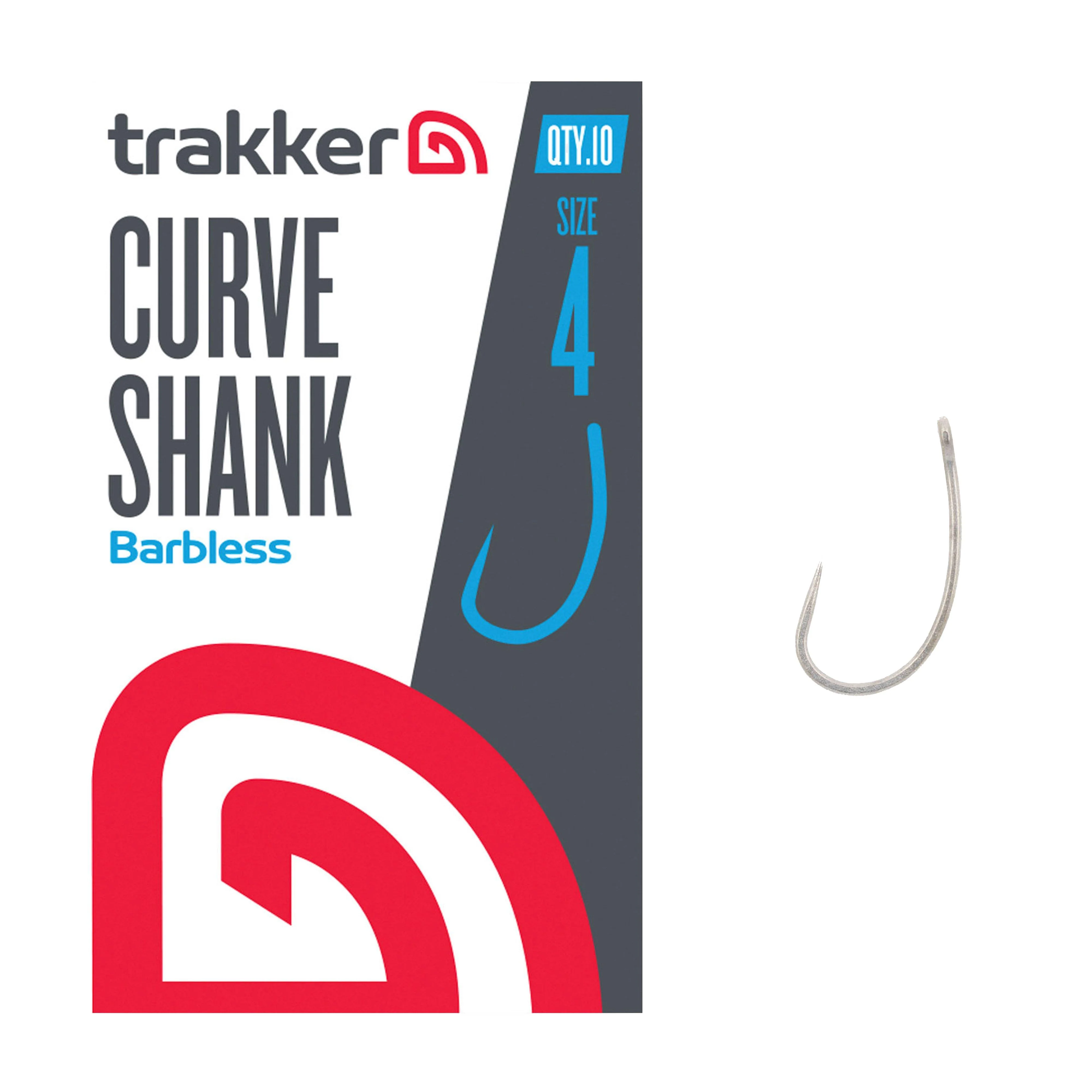 Curve Shank Fishing Hooks Size 4 - Image 2
