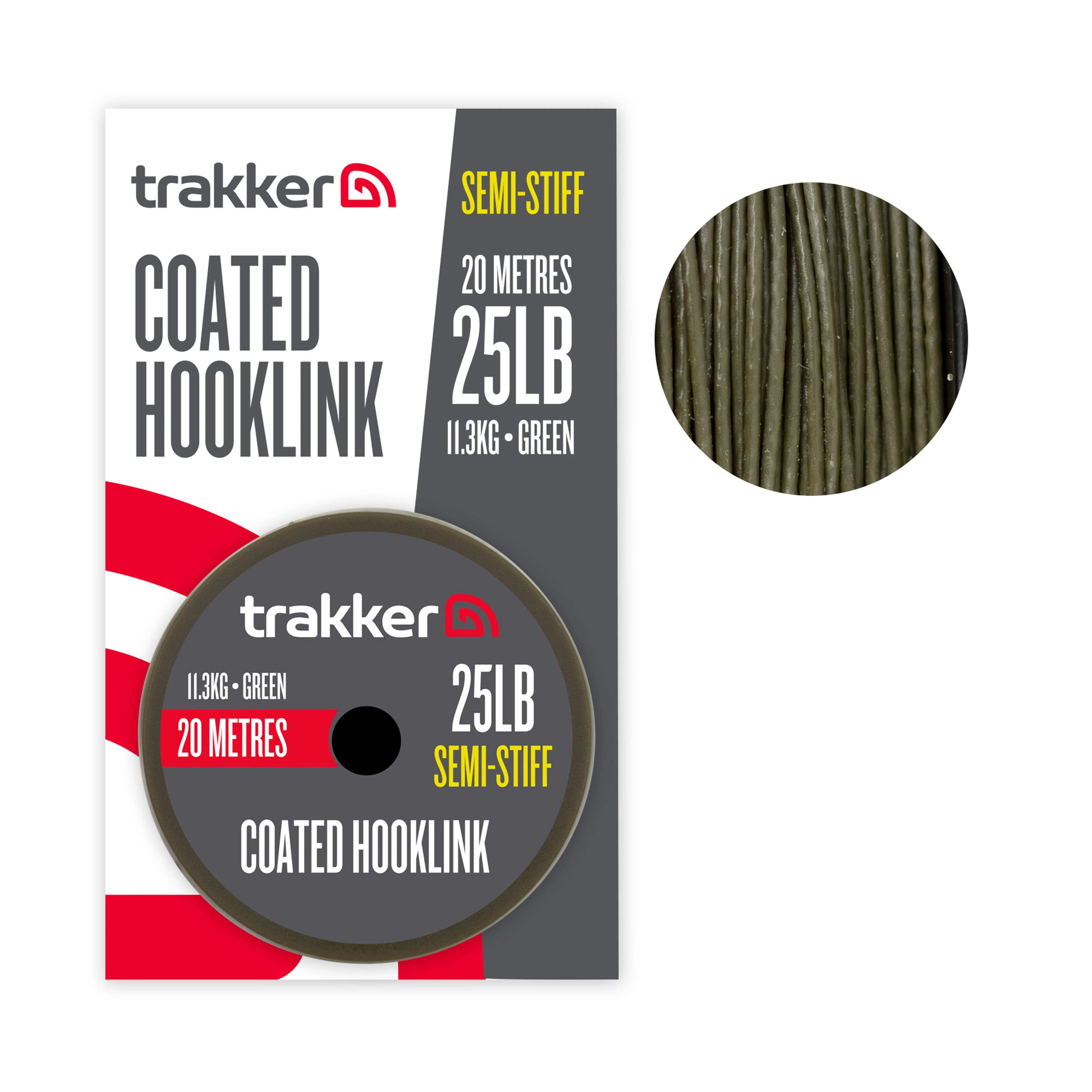 Sniper Semi Stiff Coated Hooklink 25lb 11.3kg 20m - Image 2