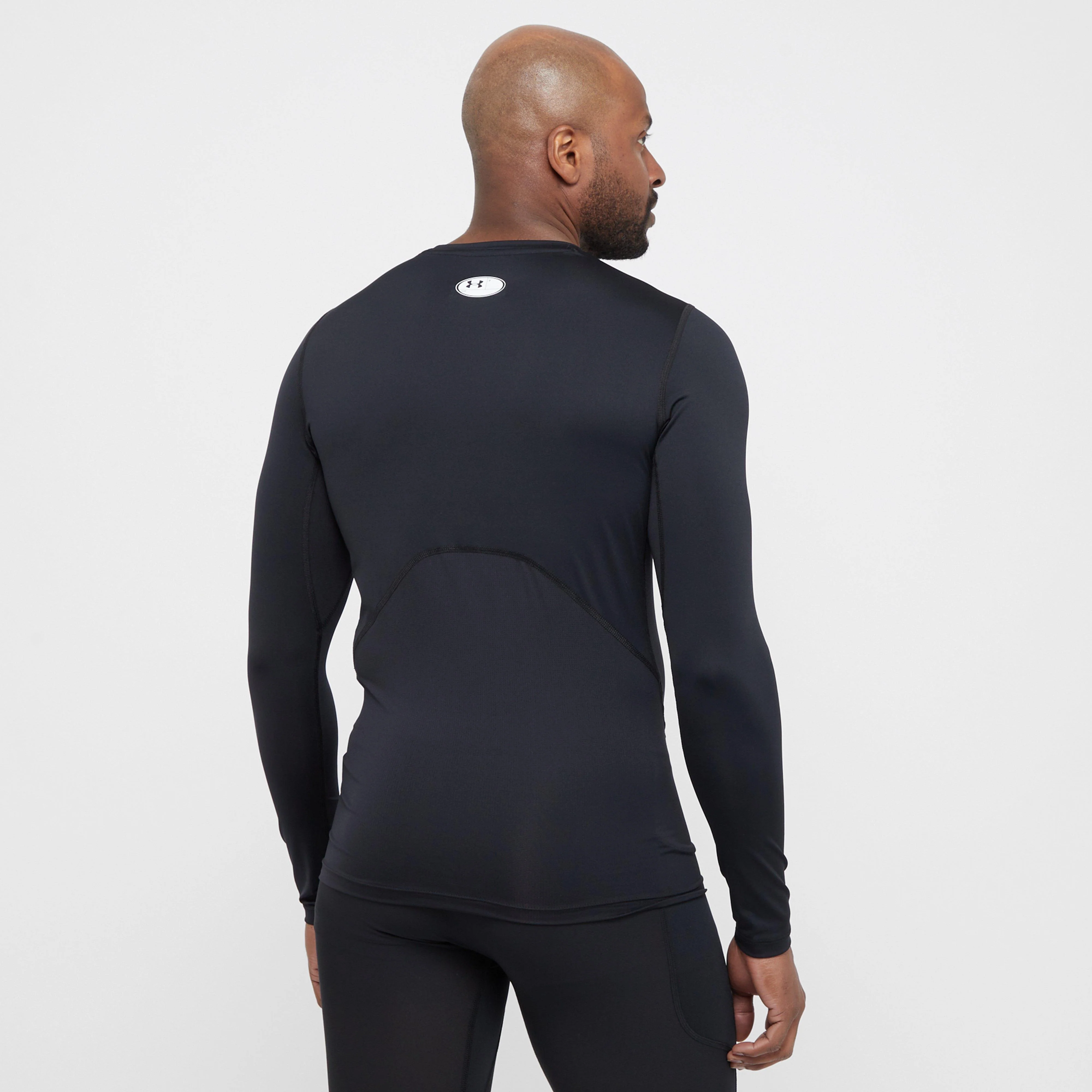 Men's HeatGear® Armour Compression Long Sleeve Tee - Image 2