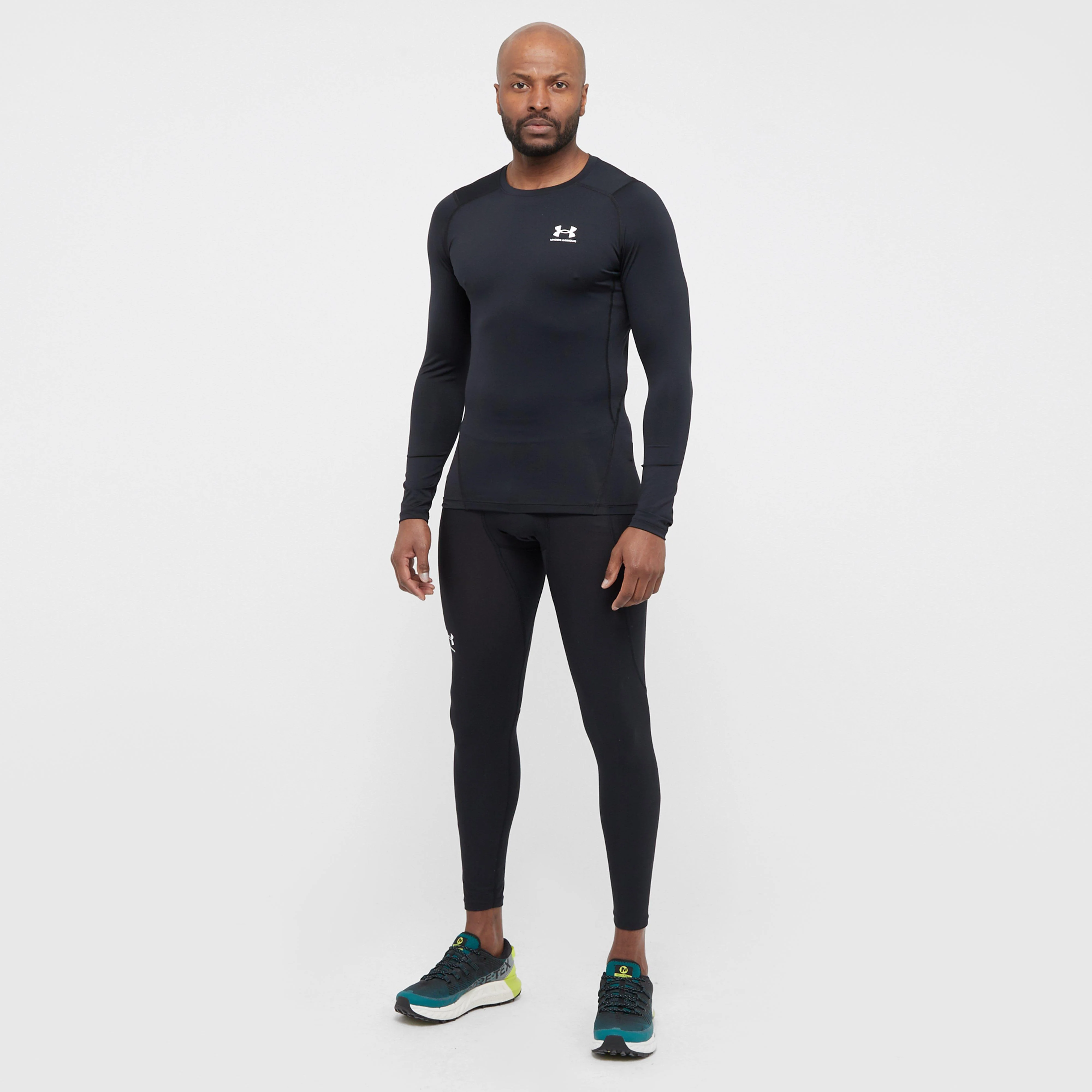 Men's HeatGear® Armour Compression Long Sleeve Tee - Image 3