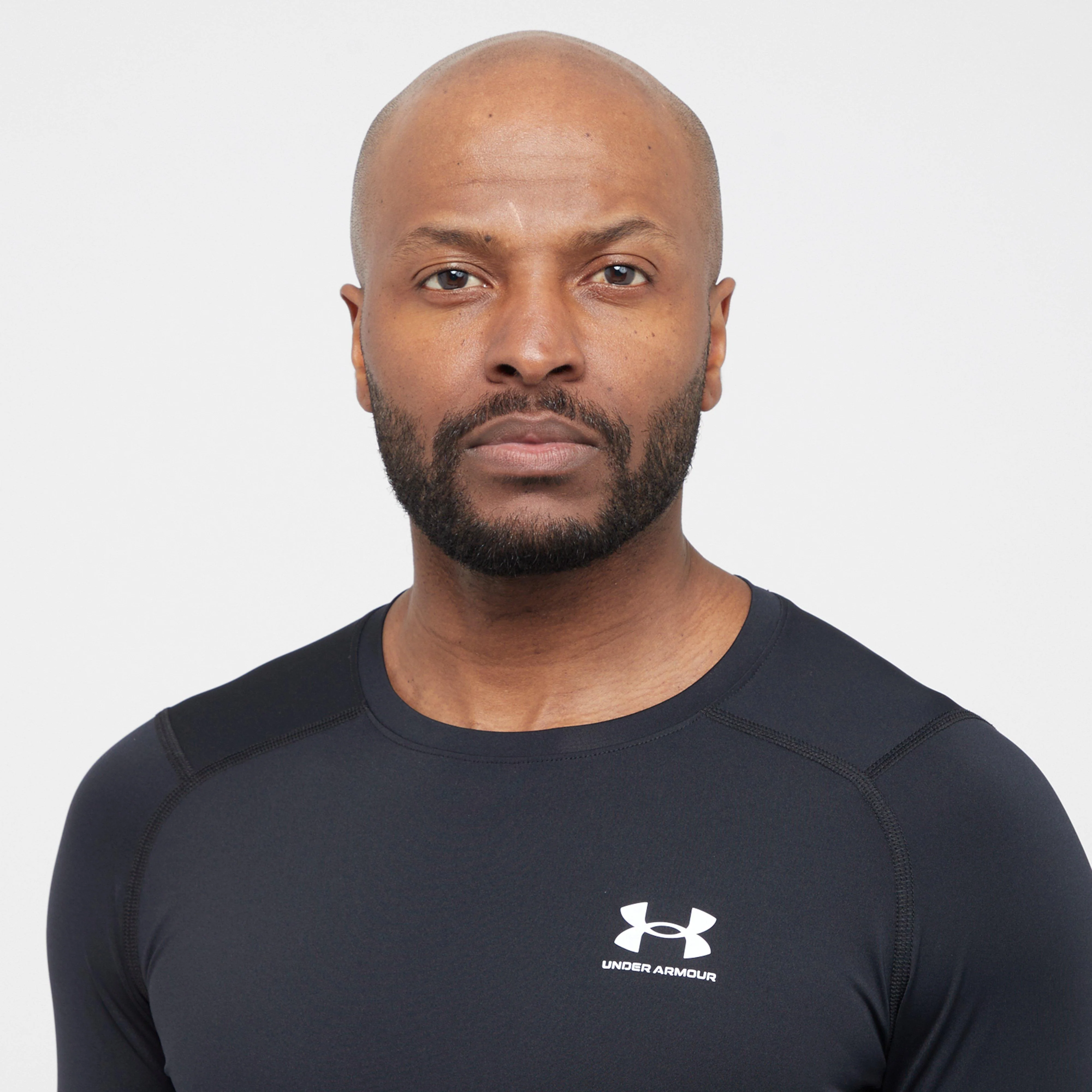 Men's HeatGear® Armour Compression Long Sleeve Tee - Image 4