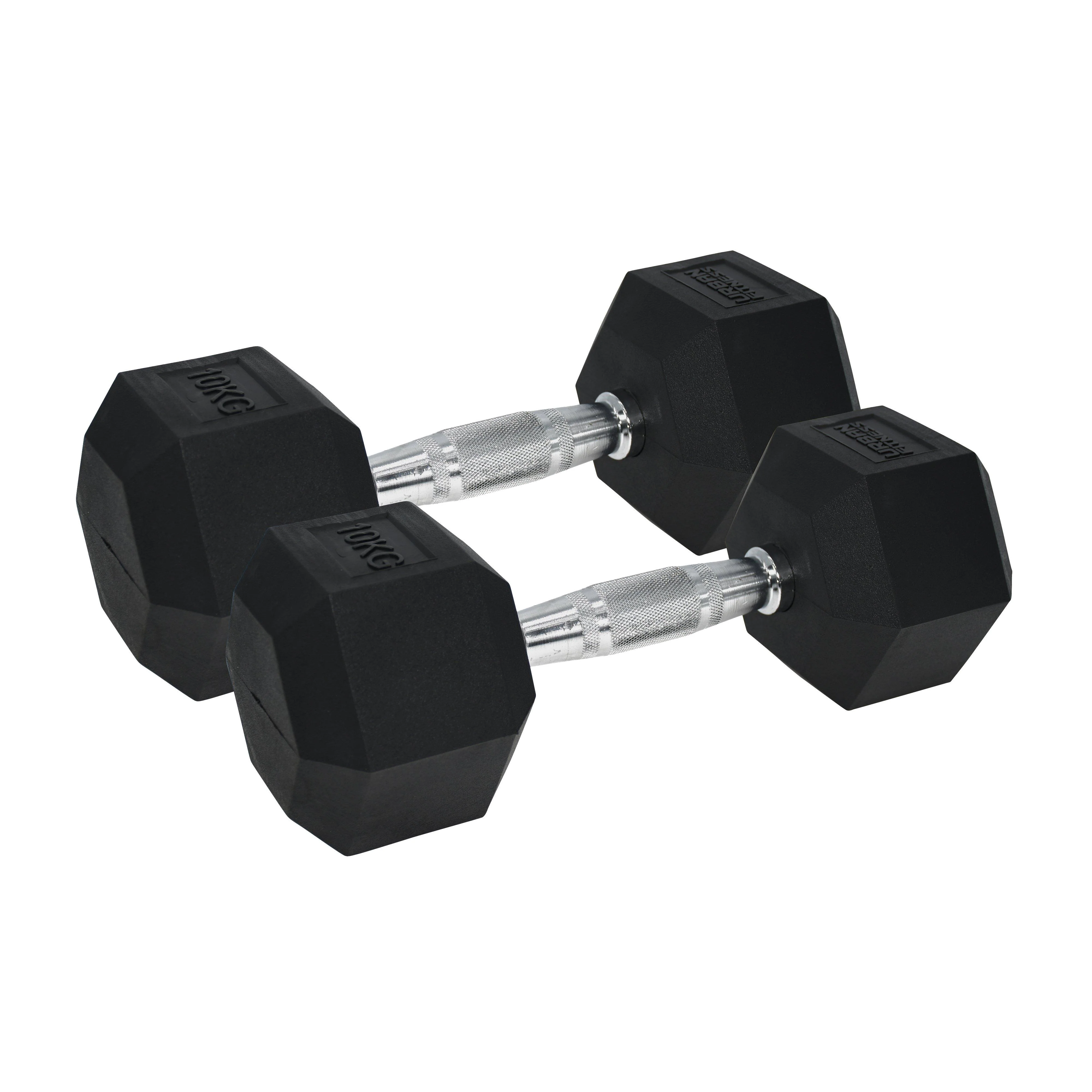 Pro Hex Dumbbells Pair 10kg - Image 4
