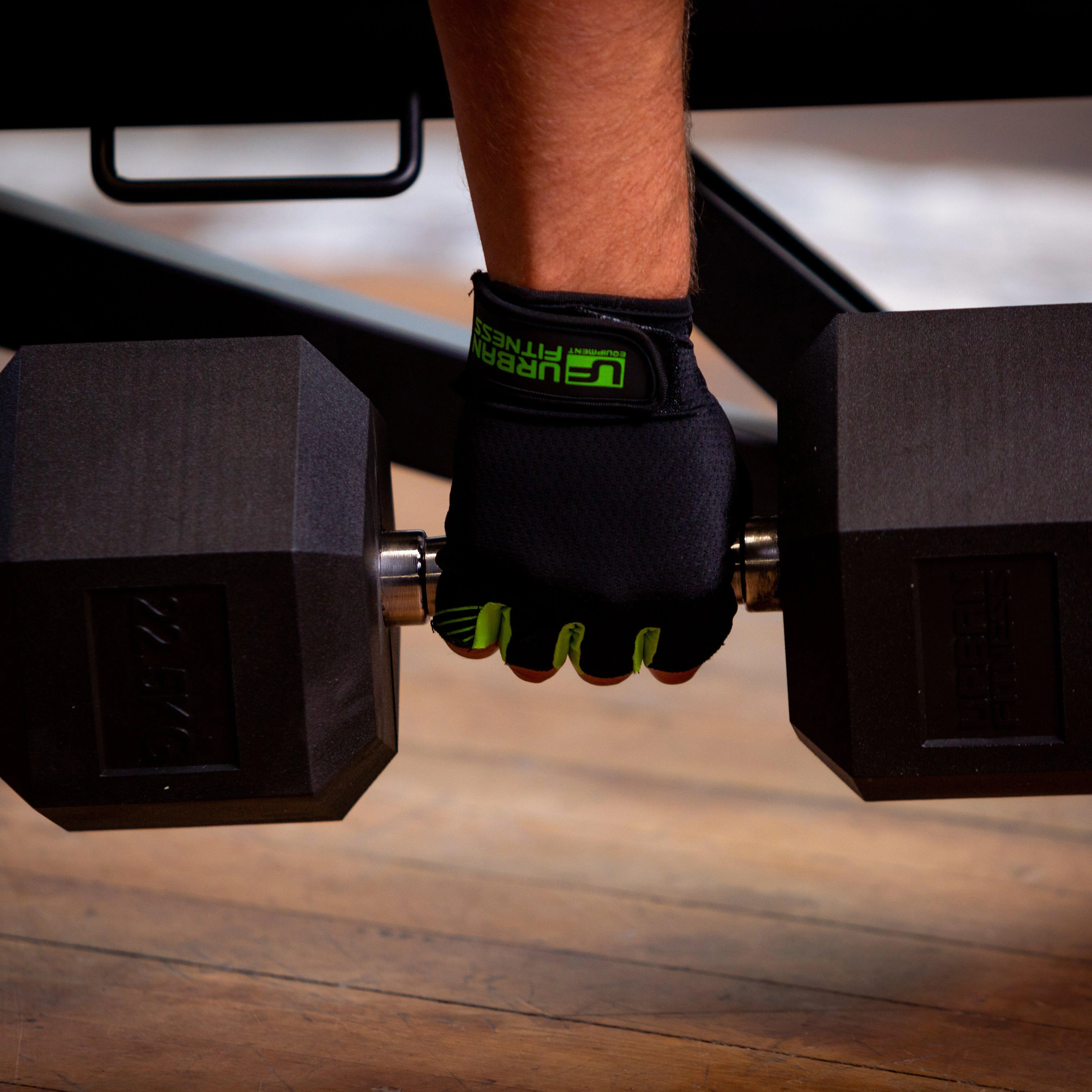 Pro Hex Dumbbells Pair 22.5kg - Image 2