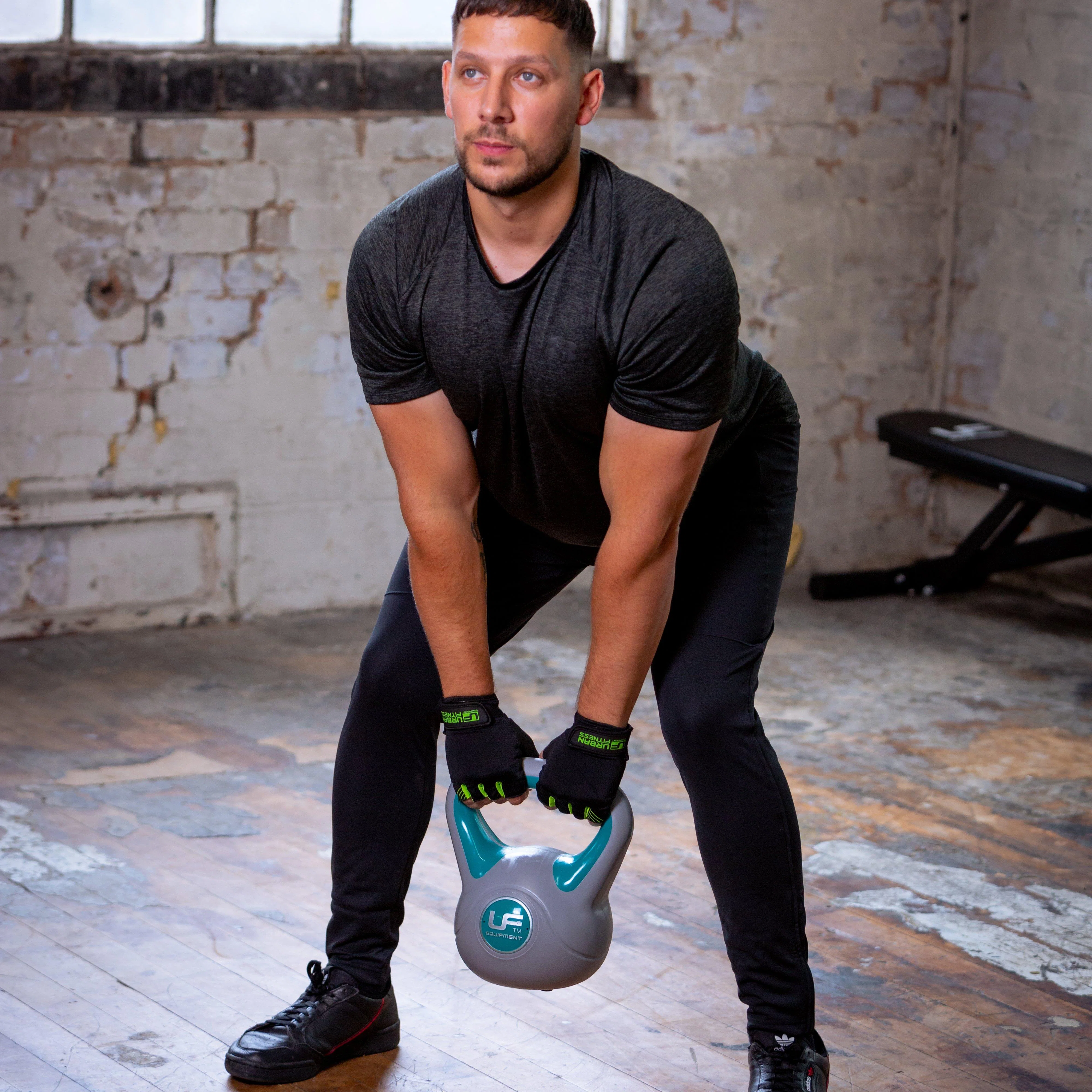 Urban Fitness Vinyl Kettlebell 12kg - Image 4
