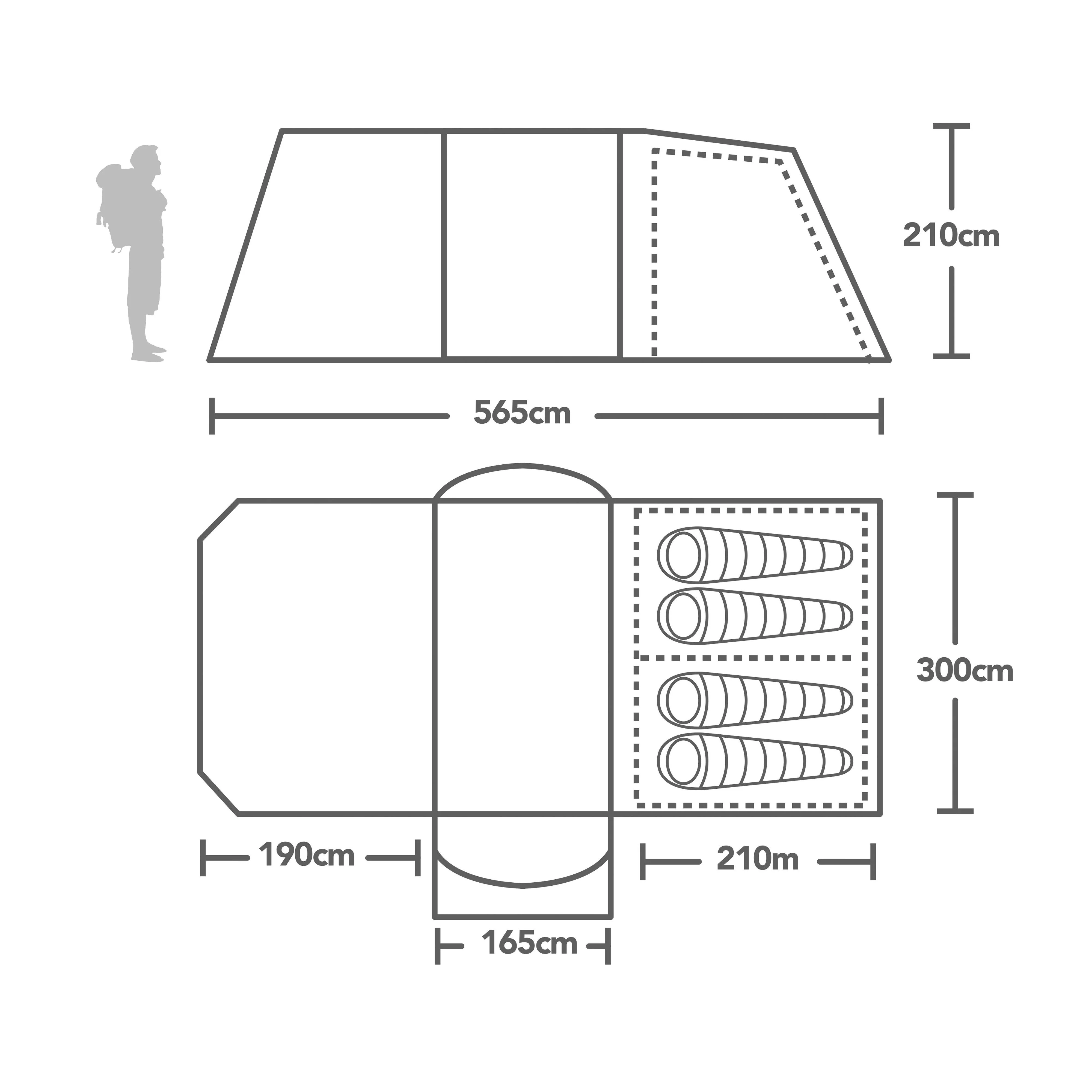 Alderley Air 450 Tent - Image 2