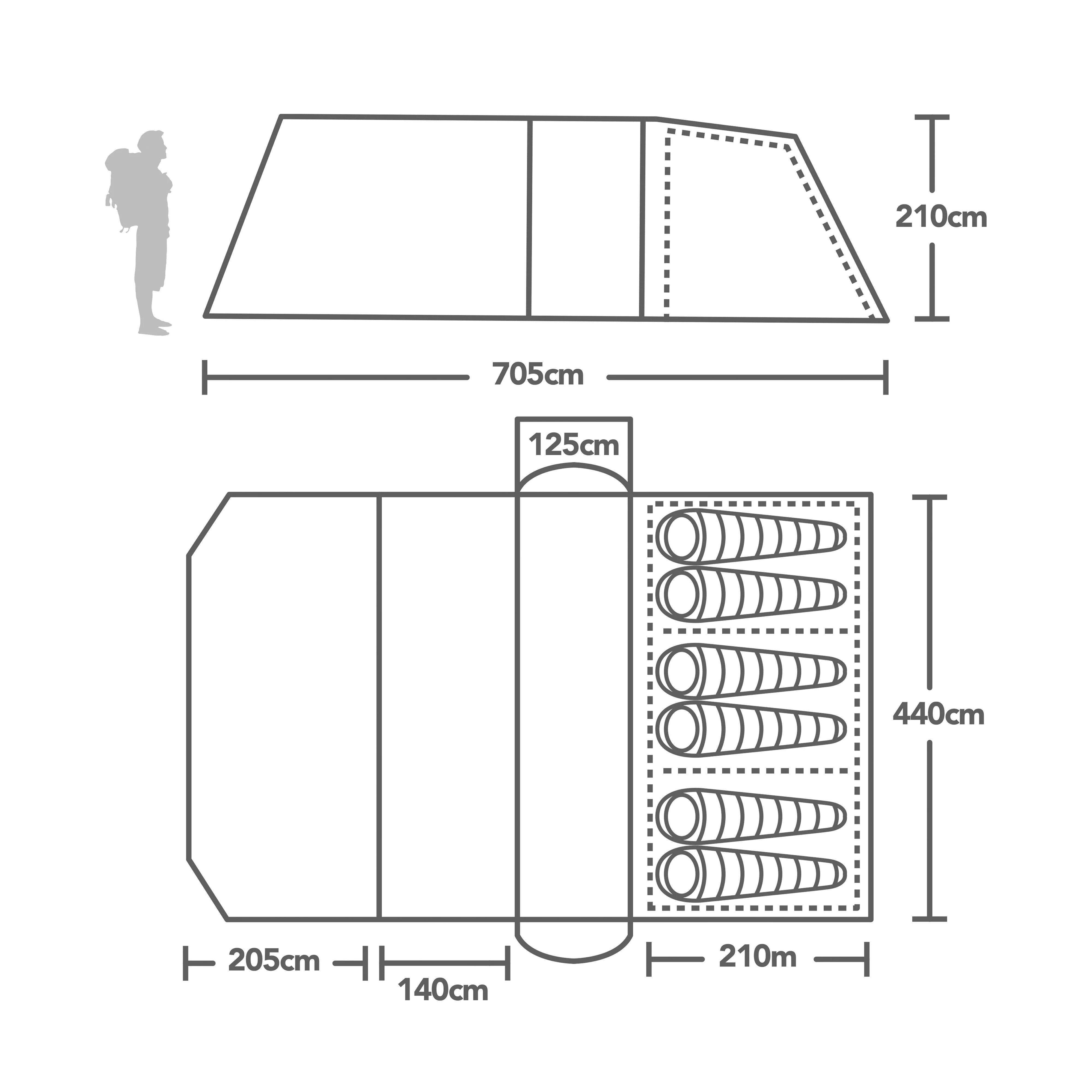 Alderley TC 650XL Air Tent - Image 2