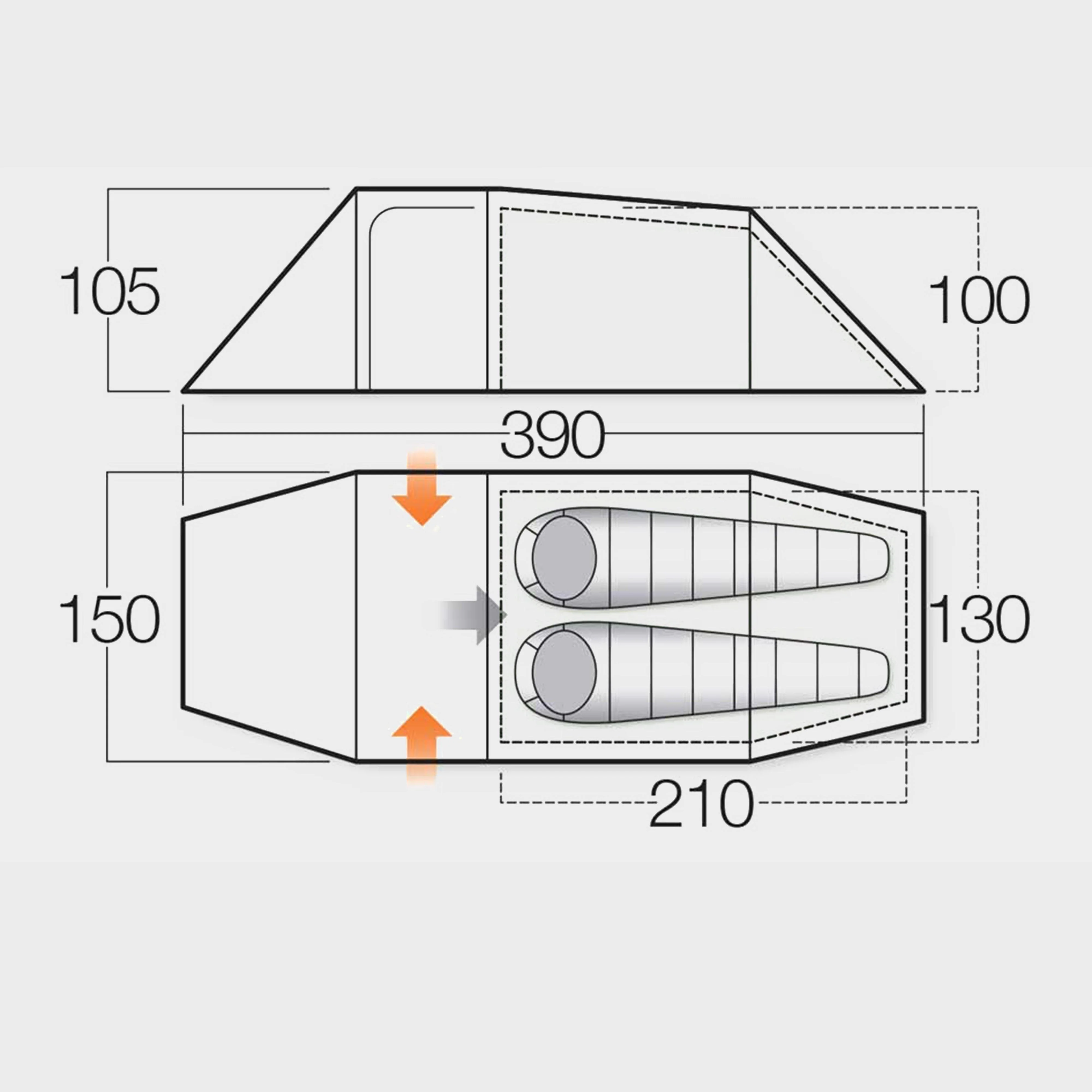 F10 Xenon UL 2+ Backpacking Tent - Image 2
