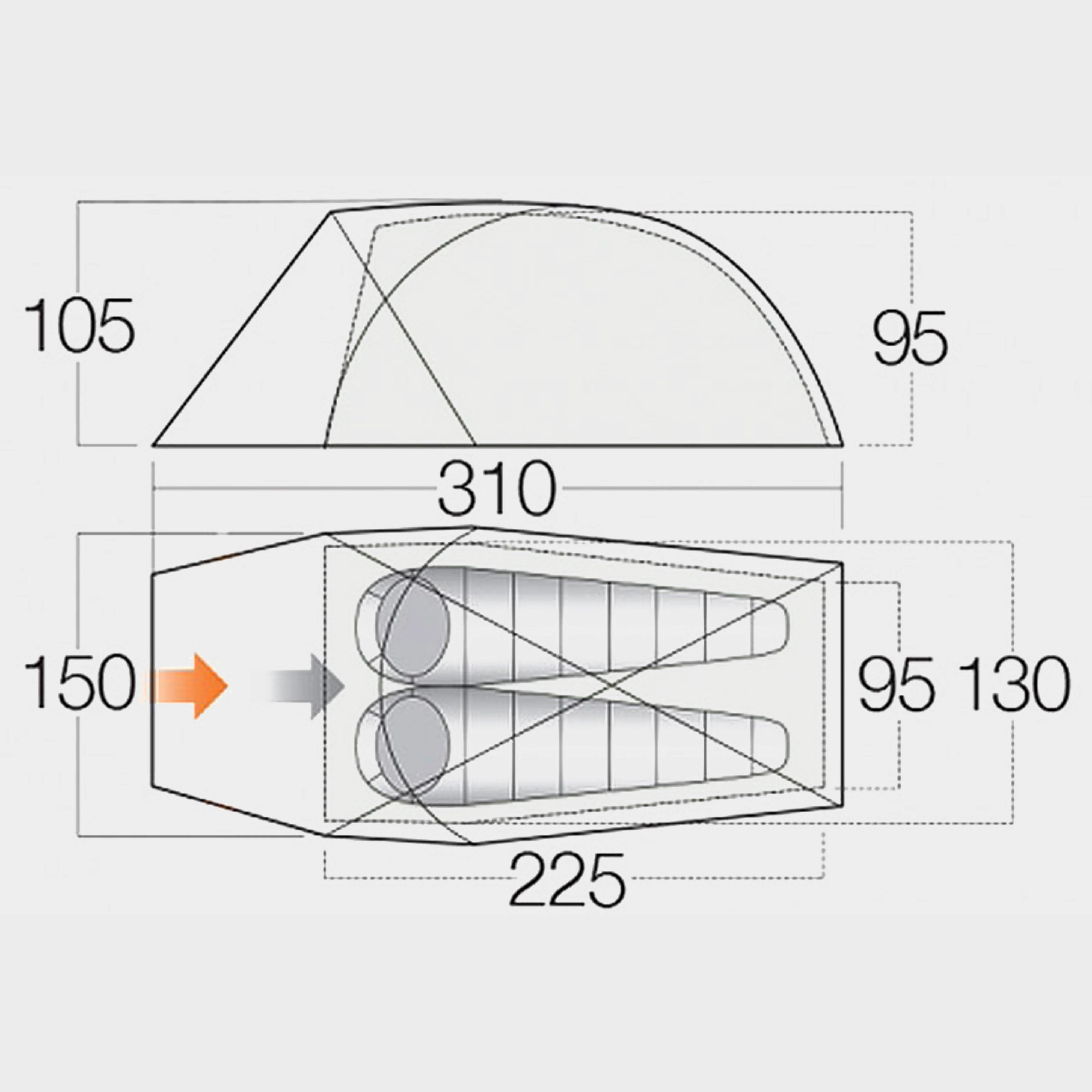 Mirage Pro 200 Tent - Image 2