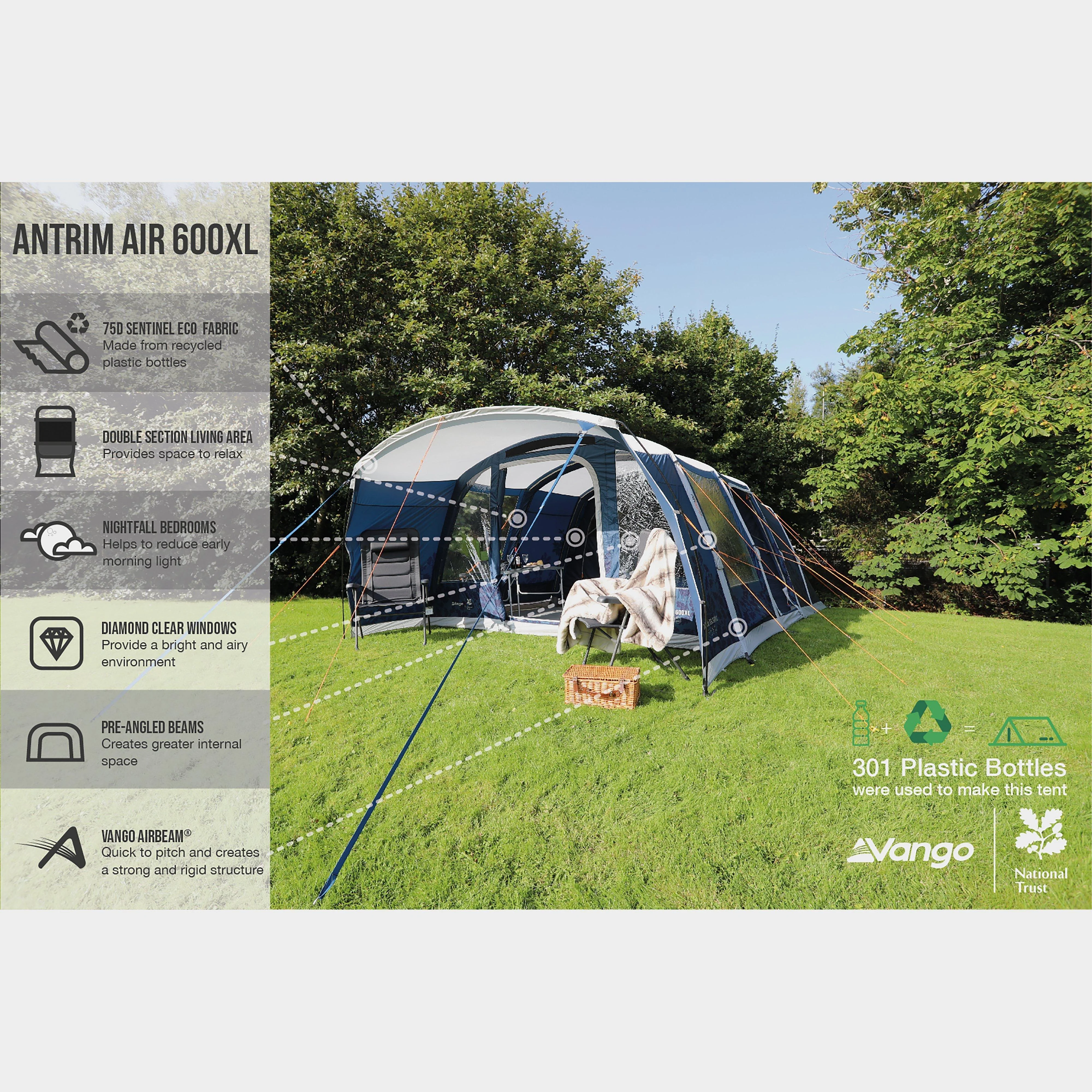 Refurbished Antrim Air 600XL Family Tent - Image 3