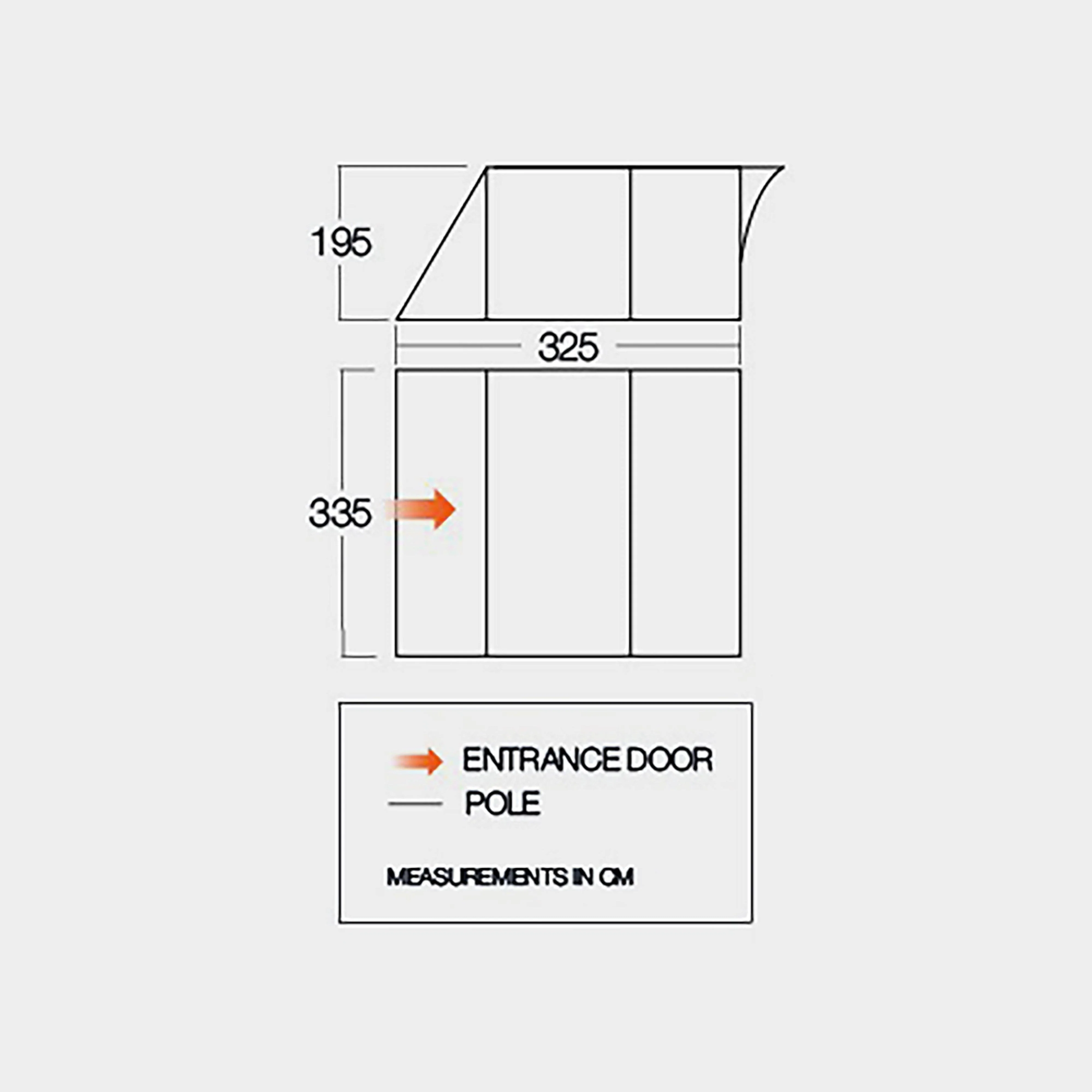 Refurbished Icarus 500 DLX Tent Awning - Image 2