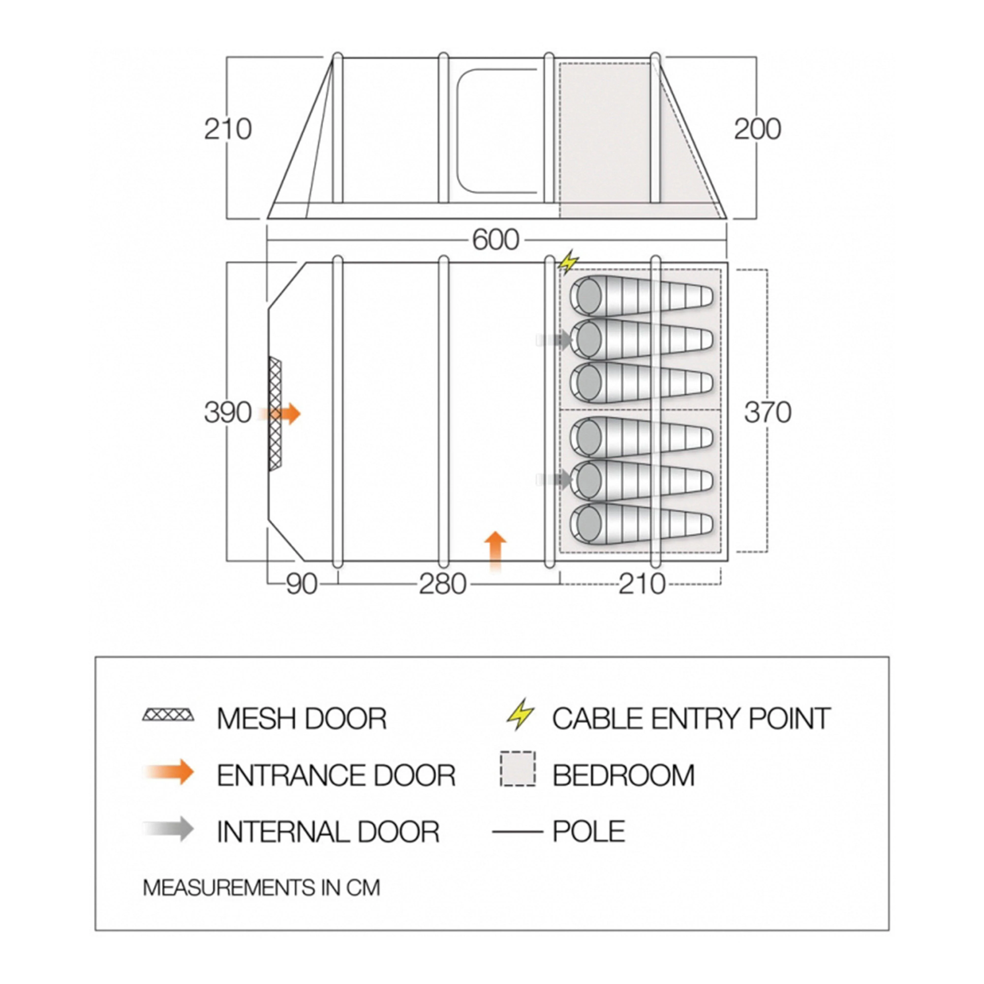 Refurbished Iris Air 600 XL Tent - Image 2