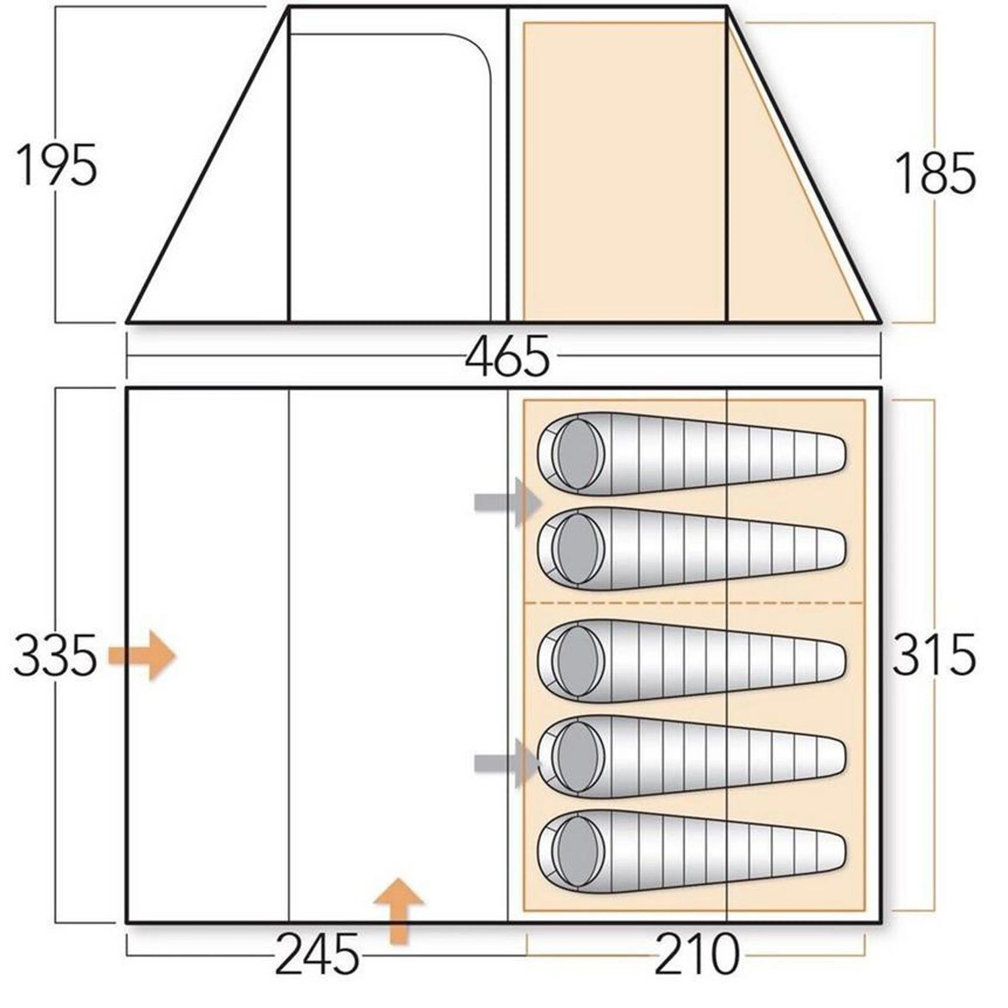 Refurbished Refurbished Icarus 500 Deluxe Awning - Image 2