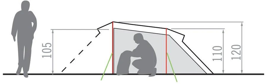Arco 3P Backpacking Tent - Image 2