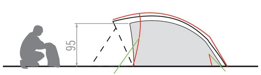 Taurus 2P Backpacking Tent - Image 2