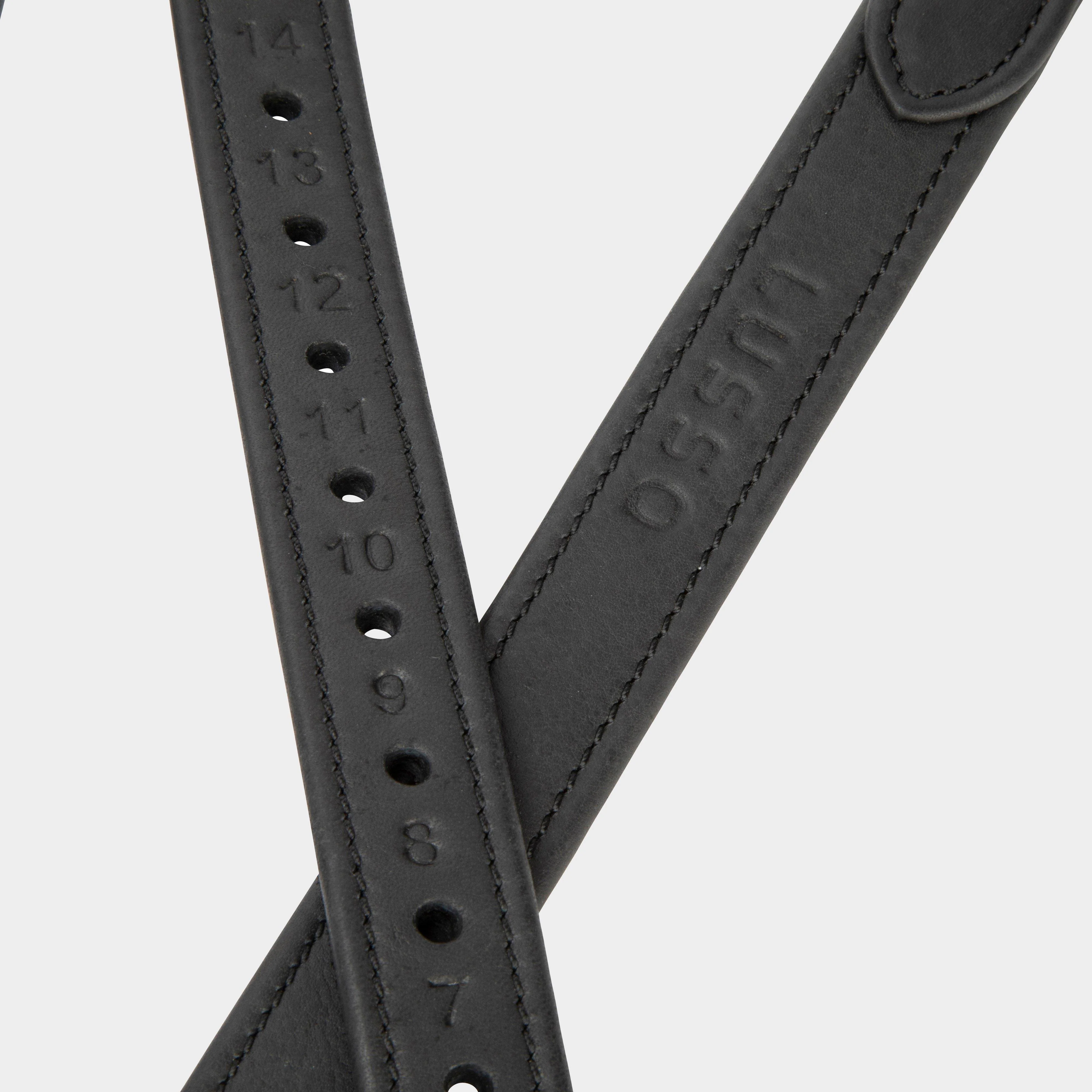 Lusso Wrapped Stirrup Leathers Black - Image 3