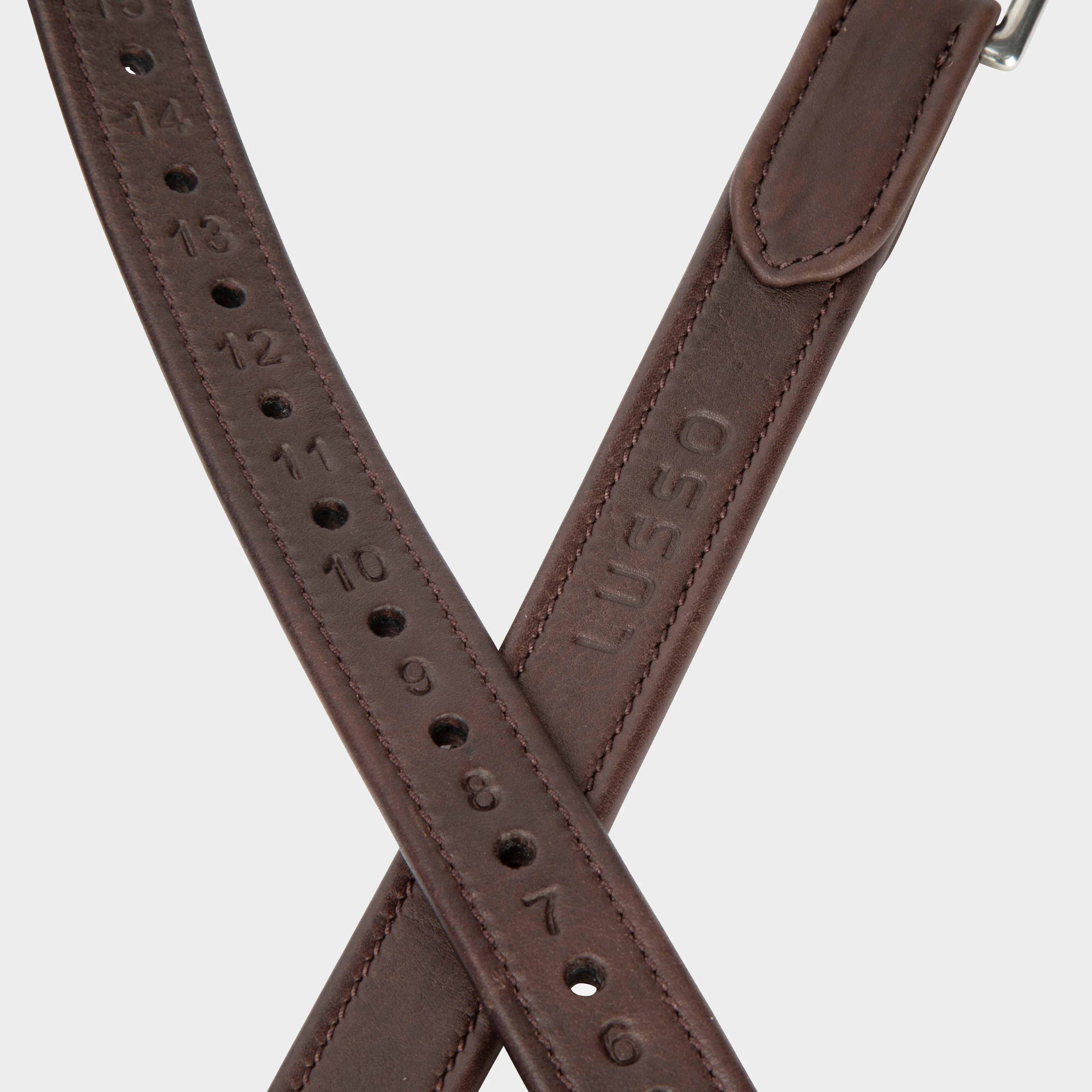 Lusso Wrapped Stirrup Leathers Havana - Image 3