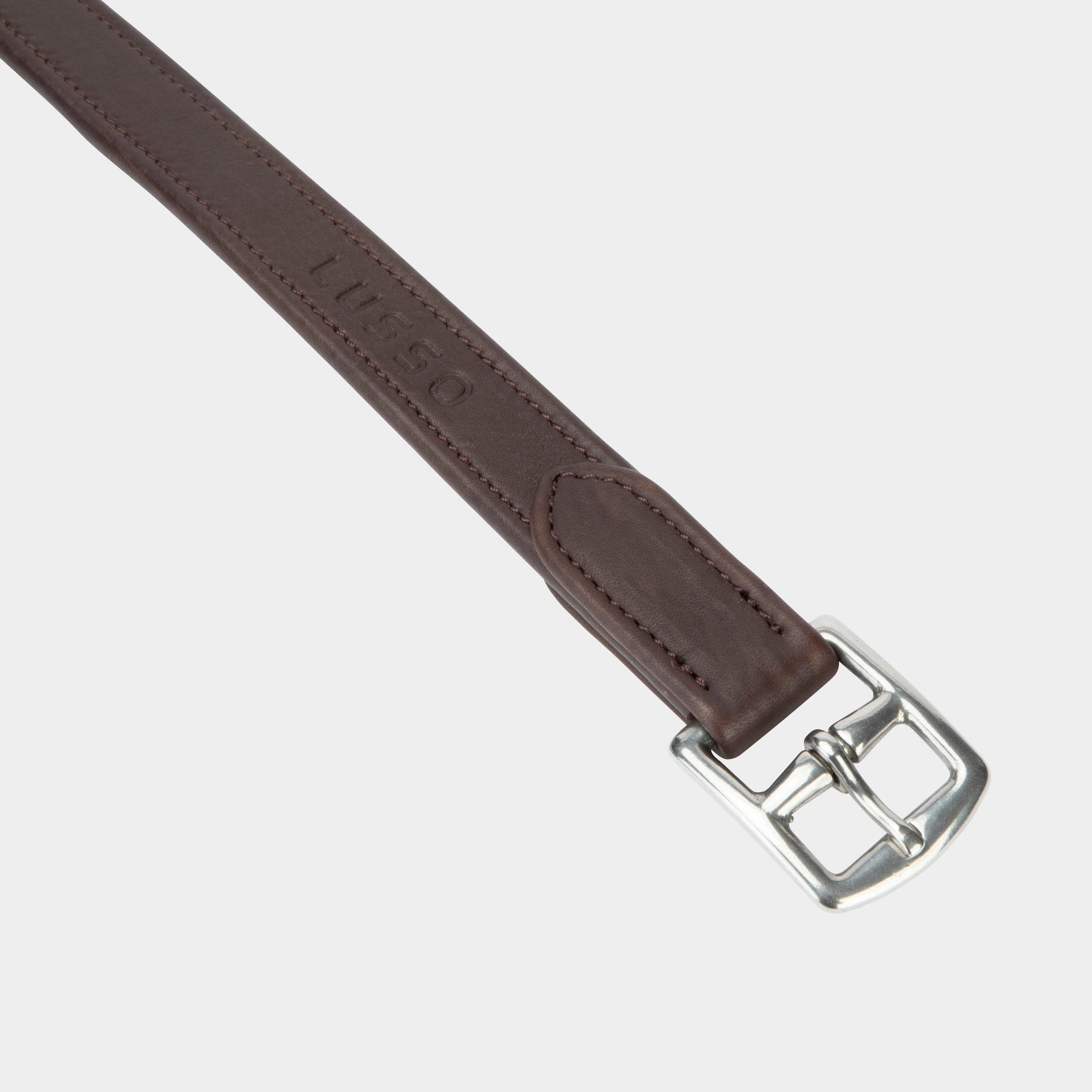 Lusso Wrapped Stirrup Leathers Havana - Image 4