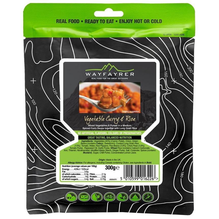 Vegetable Curry & Rice Ready-to-Eat Camping Food - Image 2