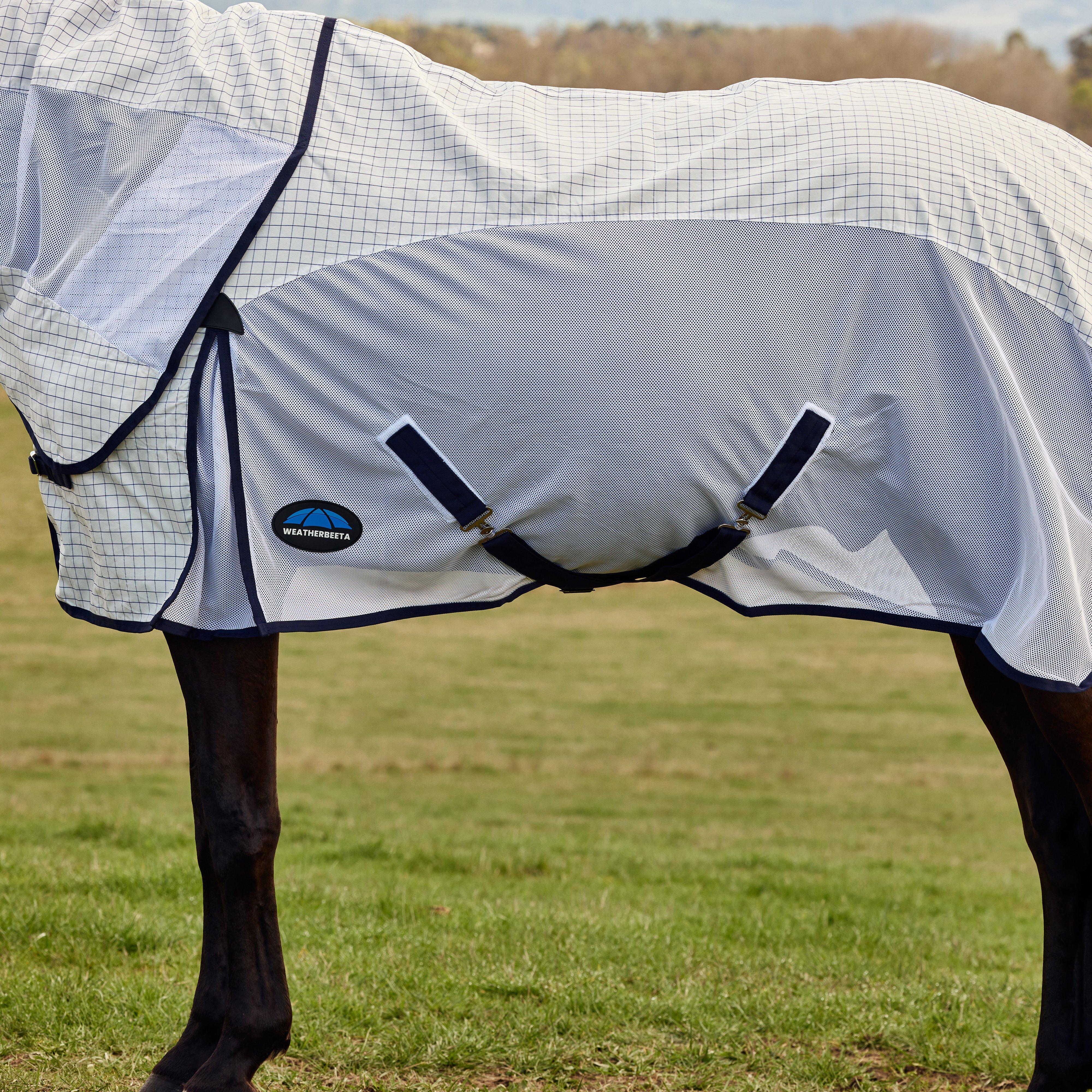 Airstream Combo Fly Sheet White/Navy - Image 3