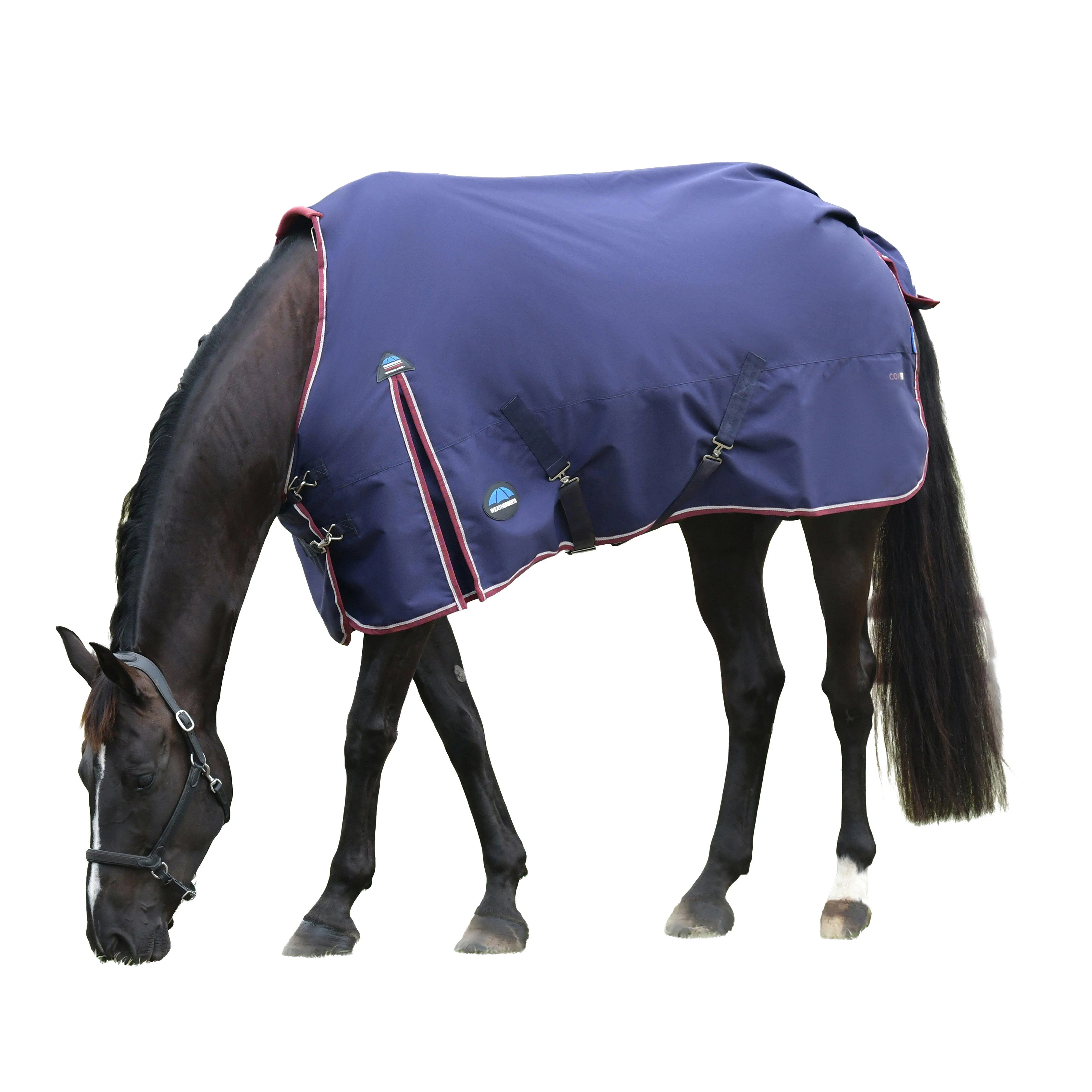 ComFiTec Essential 0G Standard Neck Turnout Rug Navy - Image 11