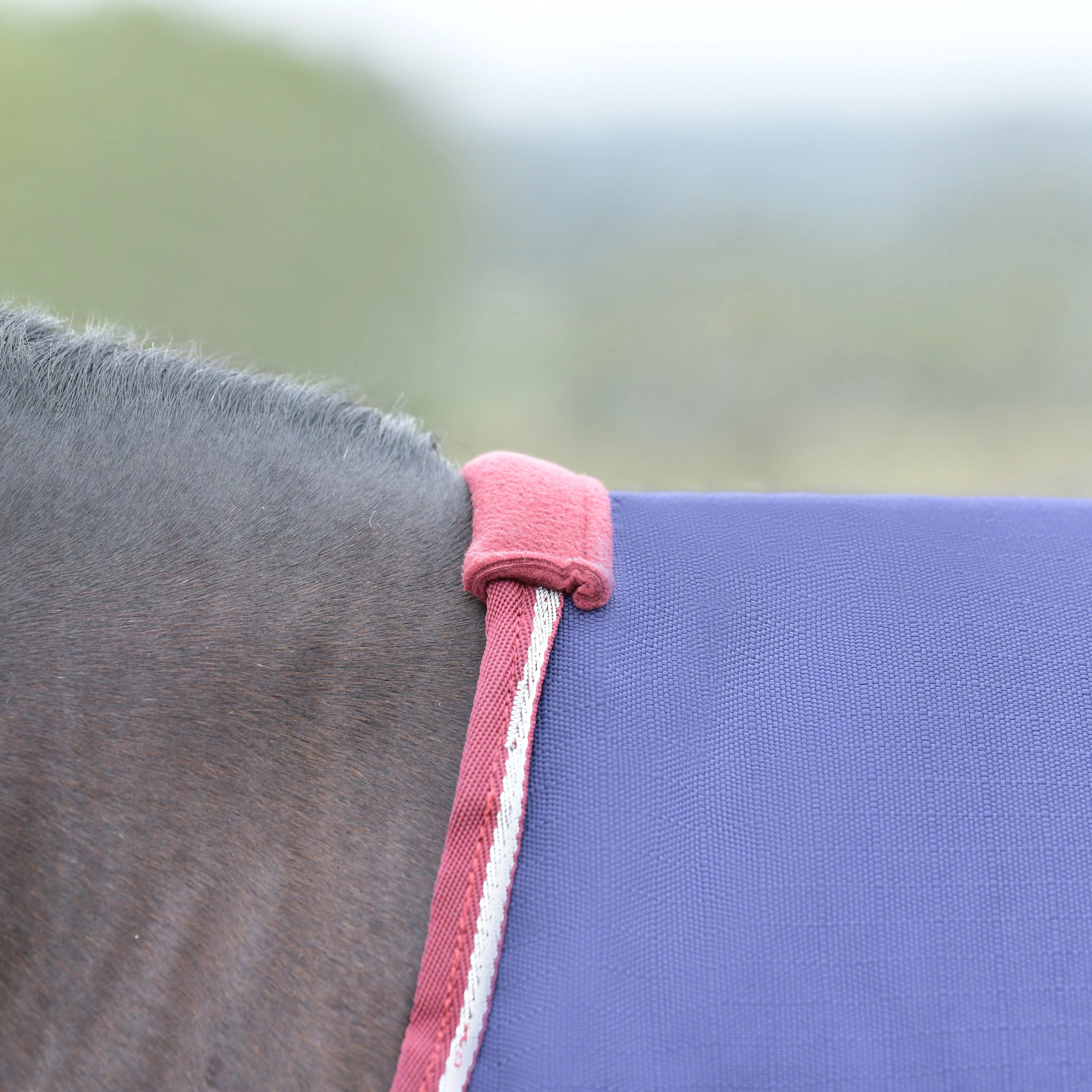 ComFiTec Essential 0G Standard Neck Turnout Rug Navy - Image 3