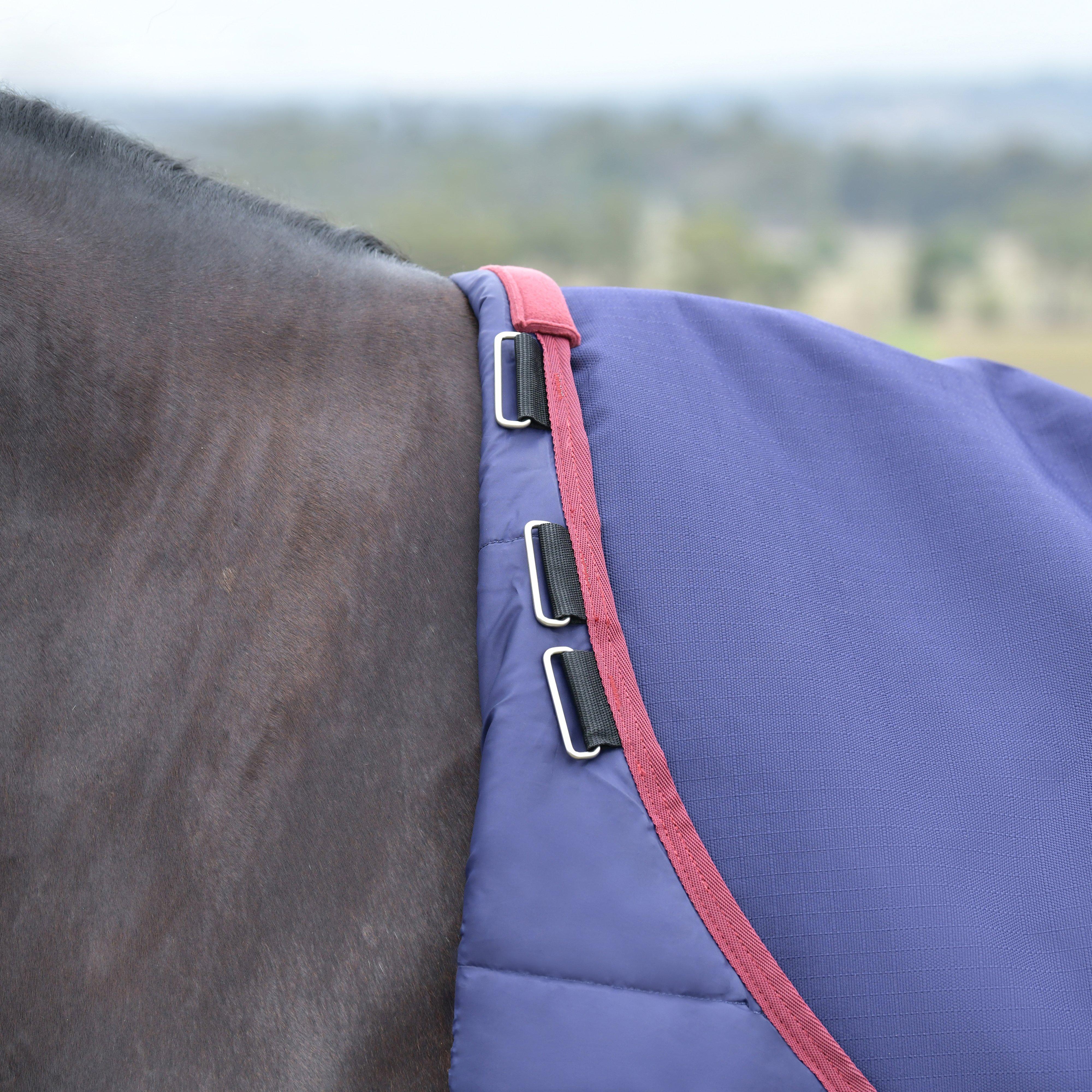 ComFiTec Essential 0G Standard Neck Turnout Rug Navy - Image 6